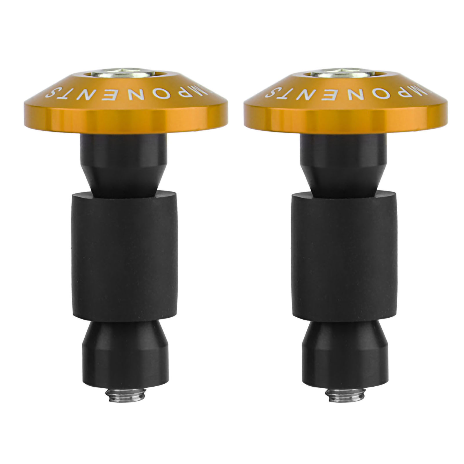 22 Mm (7/8 Zoll) Motorradgriffe, Goldene Schiebe-lenkerendkappen Für Atv-offroad-rennen