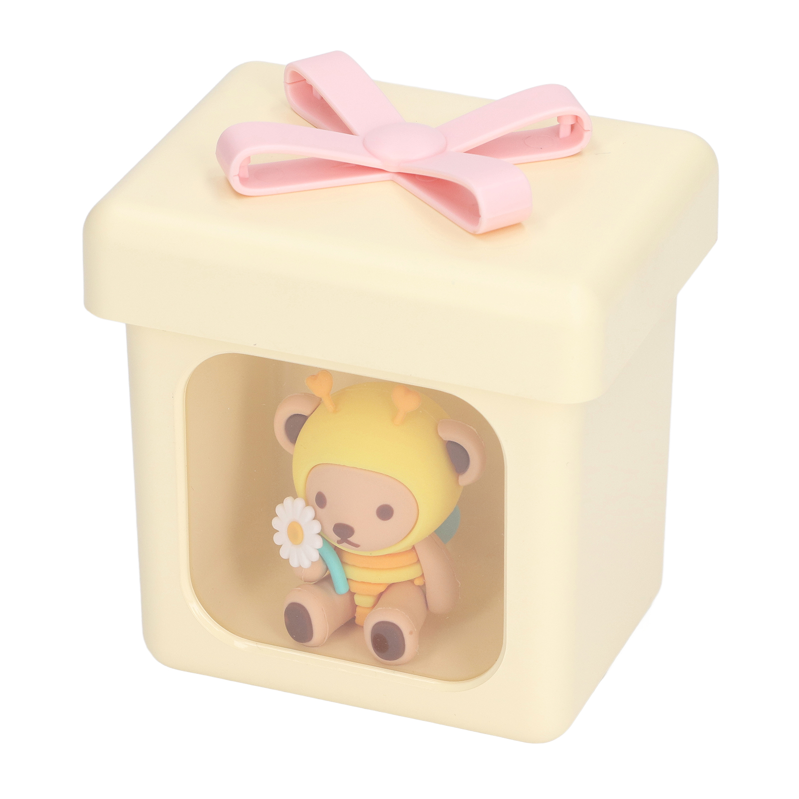 Niedliches Teddybär-nachtlicht, Wiederaufladbare Led-bettlampe Mit Usb-anschluss Für Kinder, Sanftes Nachtlicht Für Babys, Ideales Geschenk Für Schüler, Integrierte Ladefunktion, Gelb