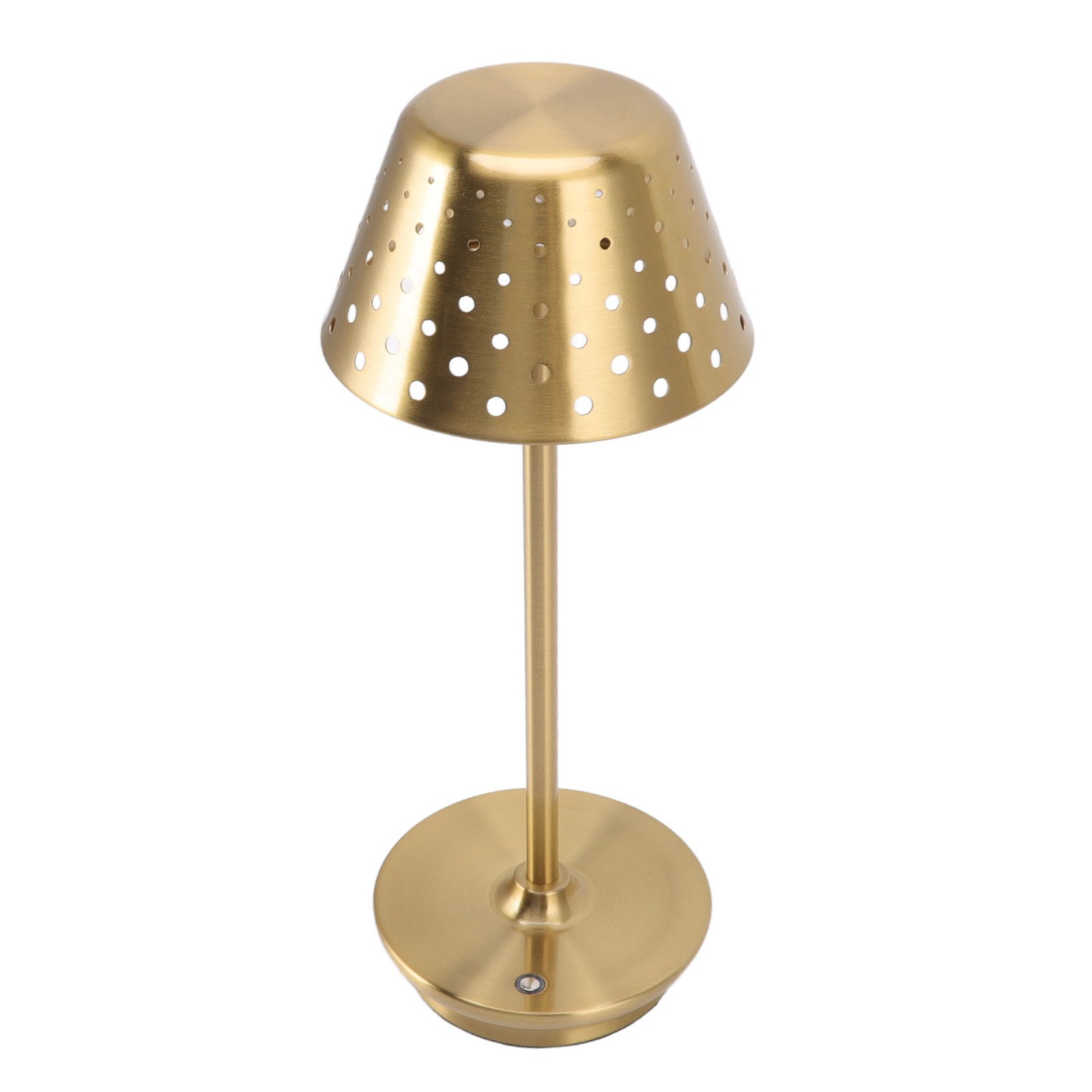 Einfache Retro-led-schreibtischlampe, Kabelloses Design, Stufenloses Dimmen Per Touch-funktion, Geeignet Für Schlafzimmer, Bars Und Restaurants, Goldfarben