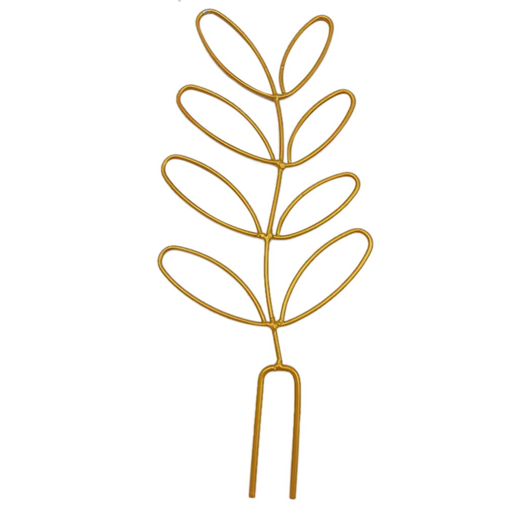 Rankhilfe Für Kletterpflanzen, Goldener Blumenständer, Gartenstützstab, Blumentopf, 11,5 X 31,5 Cm