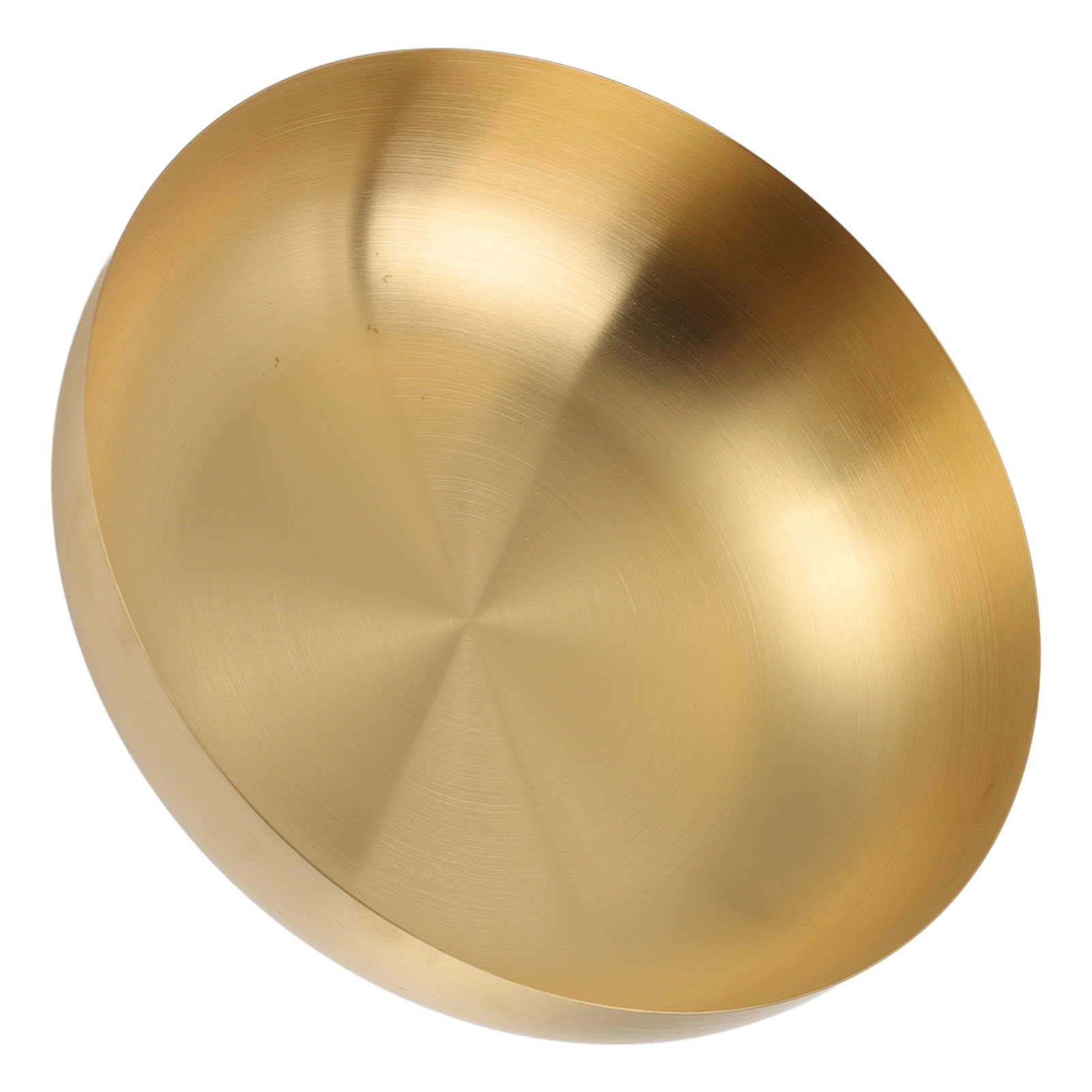 Extra Dicke Salatschüssel Aus Edelstahl 304, 24 Cm Große, Polierte Gold-zubereitungsschale, Schüssel Für Kalte Nudeln, Reis Und Gemischtes Gemüse