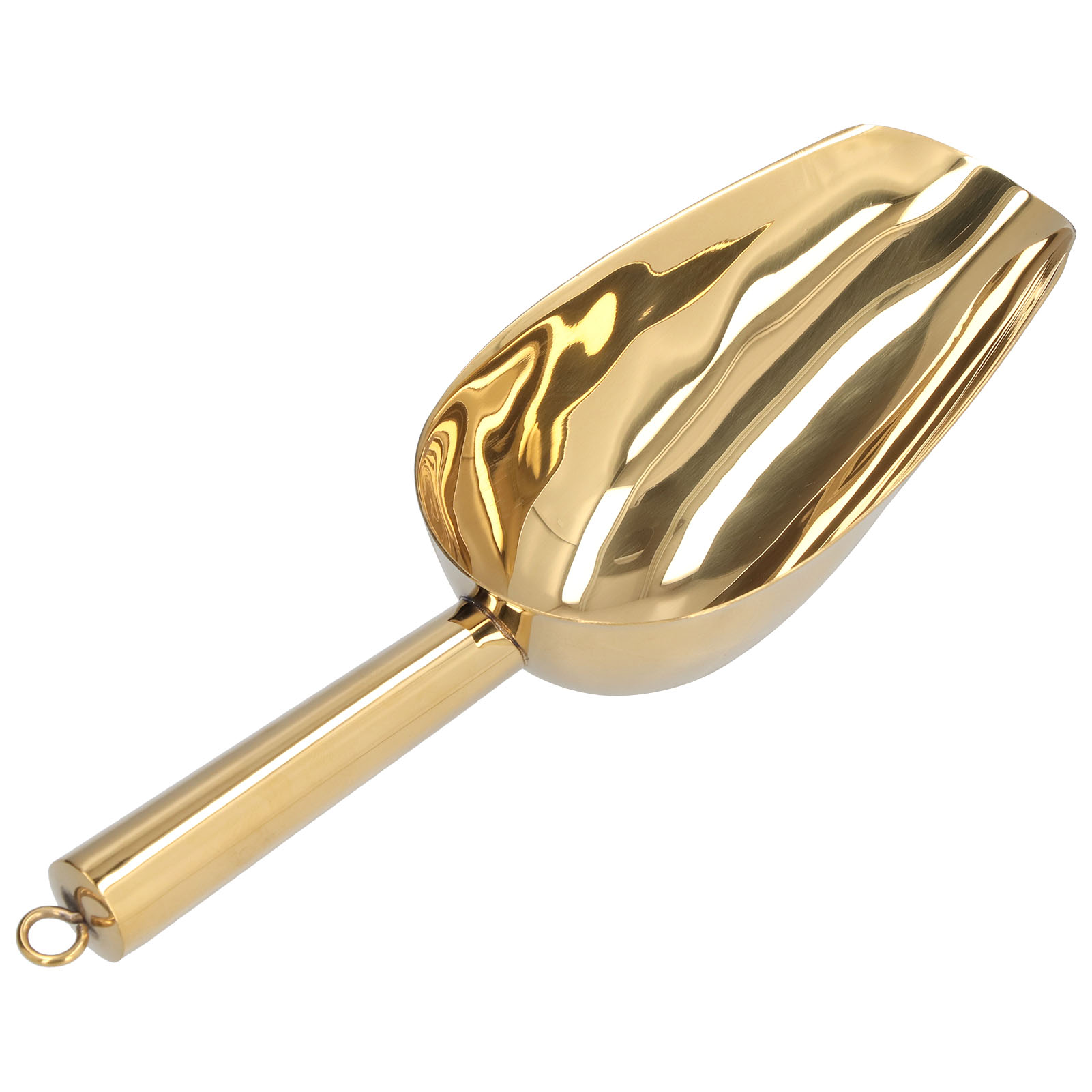 Edelstahllöffel Für Speisen, Eiscreme, Tee, Trockenfrüchte Und Müsli, Goldfarben