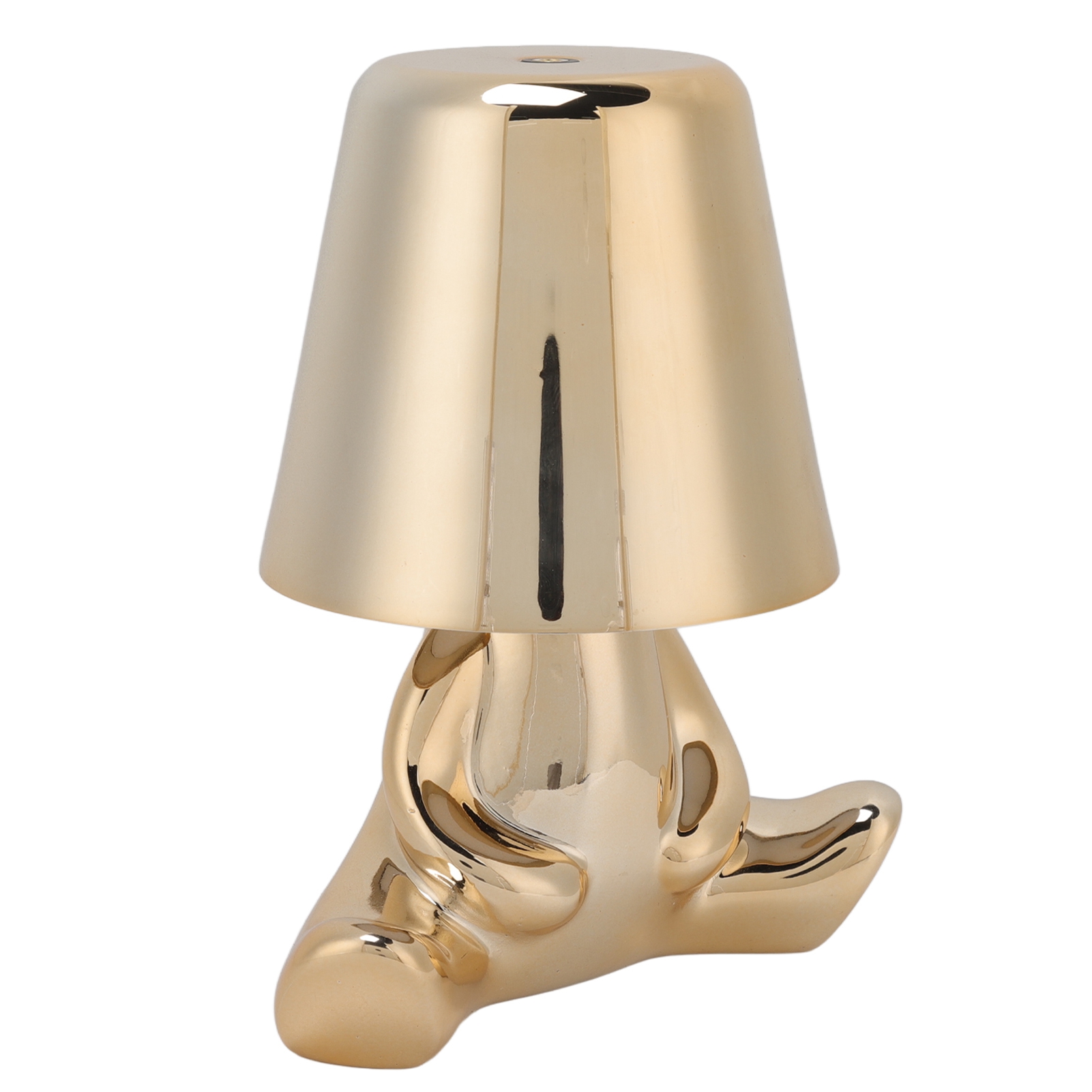 Wiederaufladbare Led-touch-lampe Mit 3 Farbtemperaturen, Gold, Stimmungslampe Für Schlafzimmer, Wohnzimmer, Bar, Theke.