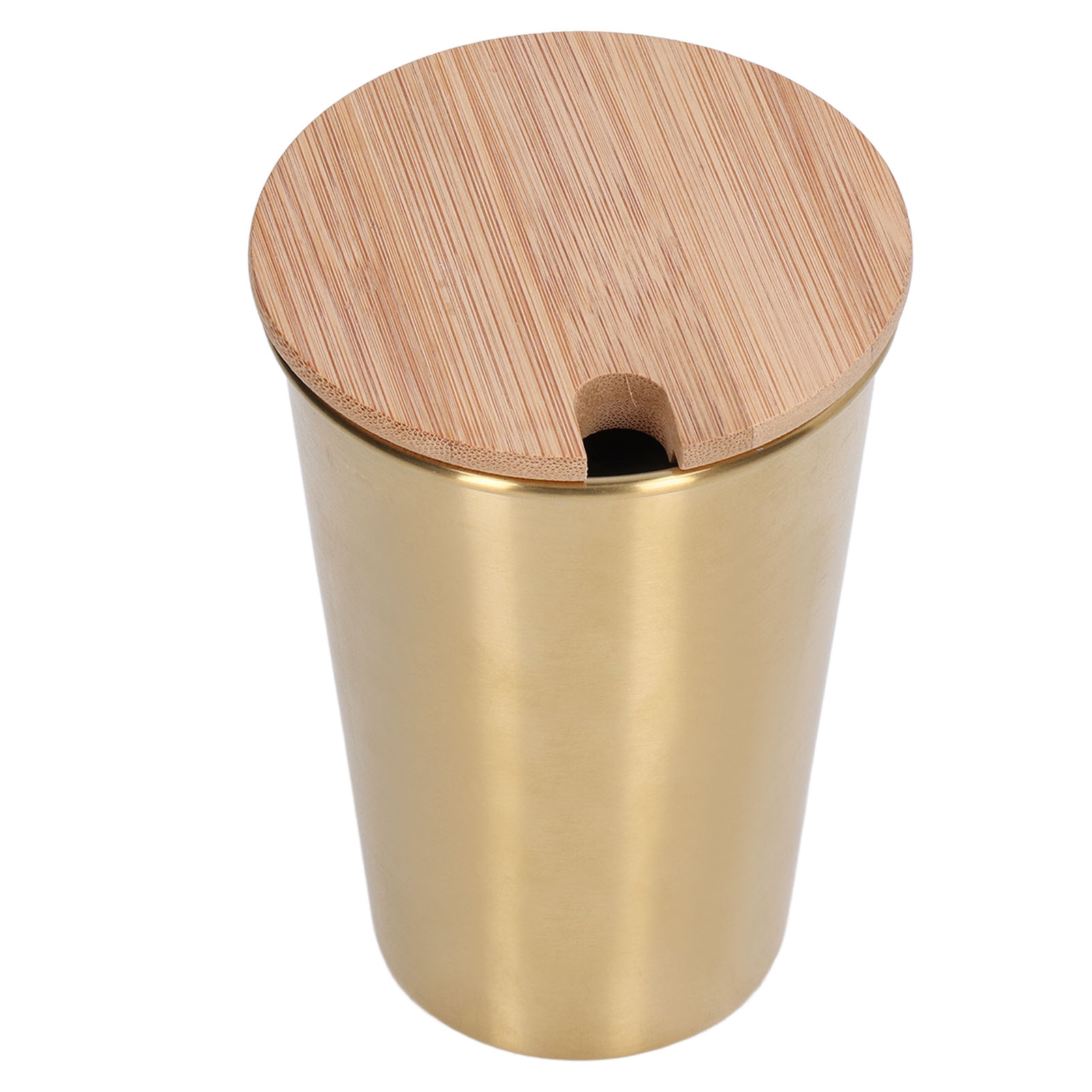 500-ml-bierglas Aus Edelstahl Mit Deckel, Goldfarben, Ideal Für Camping Und Outdoor-aktivitäten, Unisex-trinkbecher