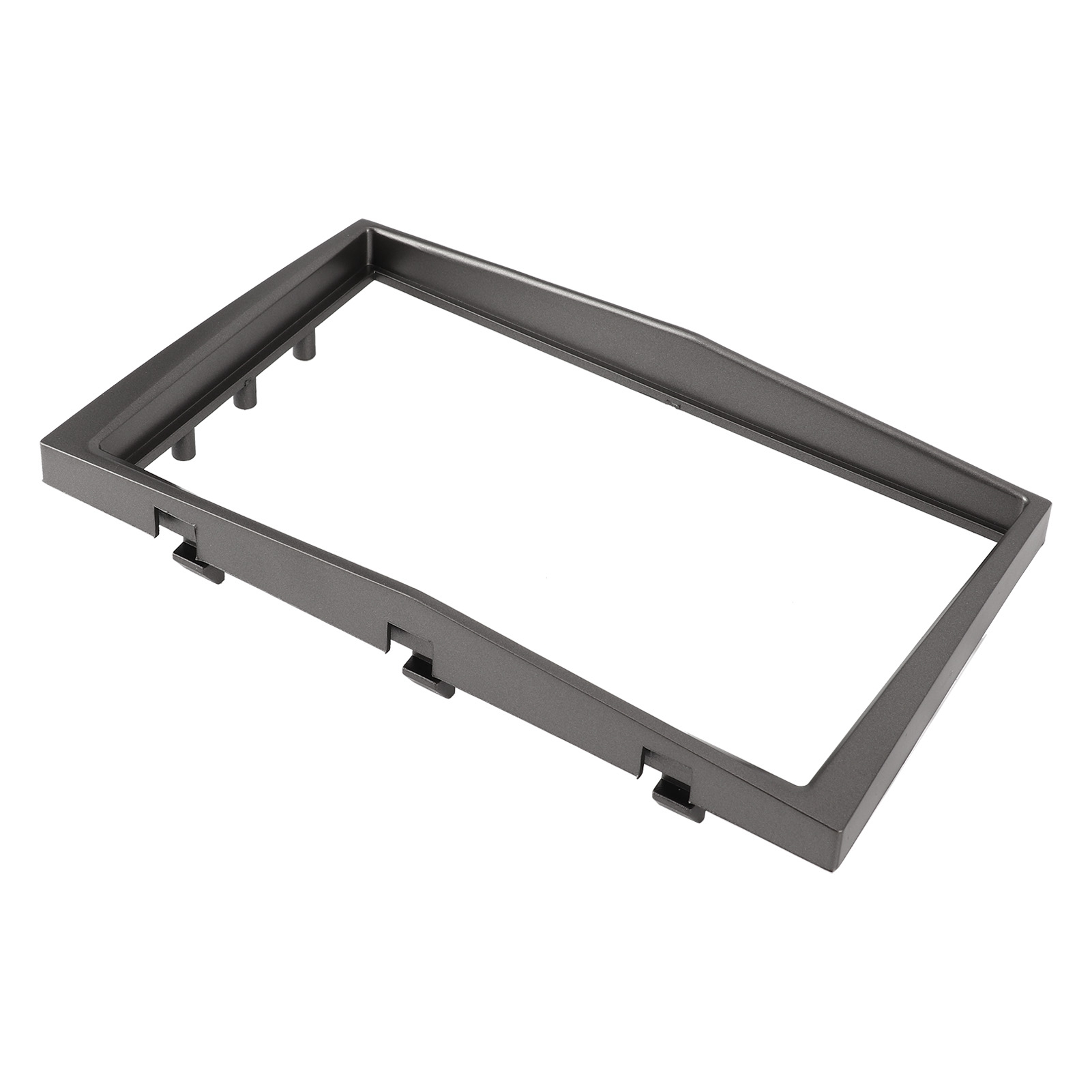 2-din-mittelkonsole Mit Audio- Und Navigationssystem, Passend Für Opel Vectra/astra/zafira Ab 2006, Silbergrau