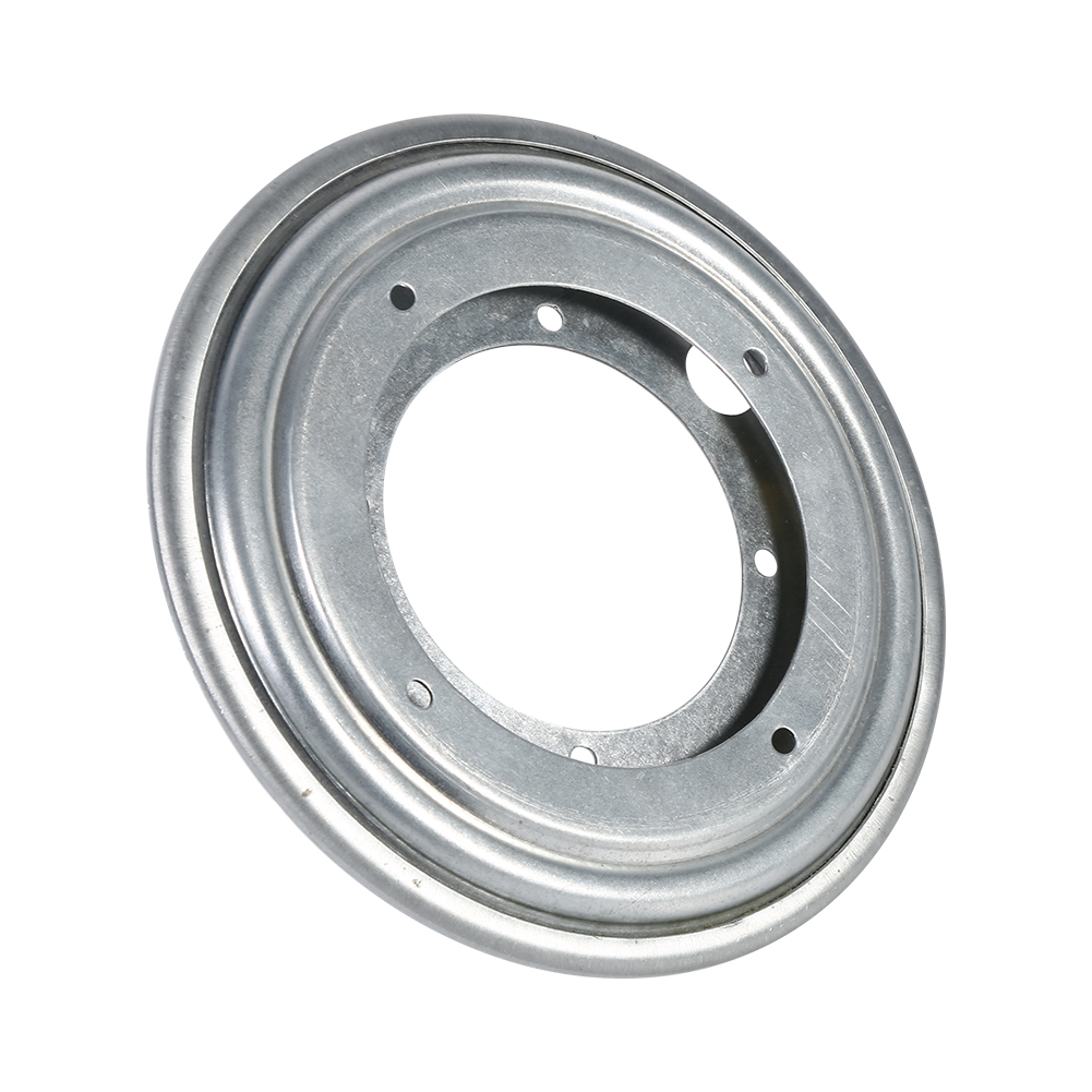 Hochleistungs-drehteller Aus Verzinktem Stahlblech Mit Kugellager Und Drehbarer Schwenkplatte (5,5 Zoll, Silber)