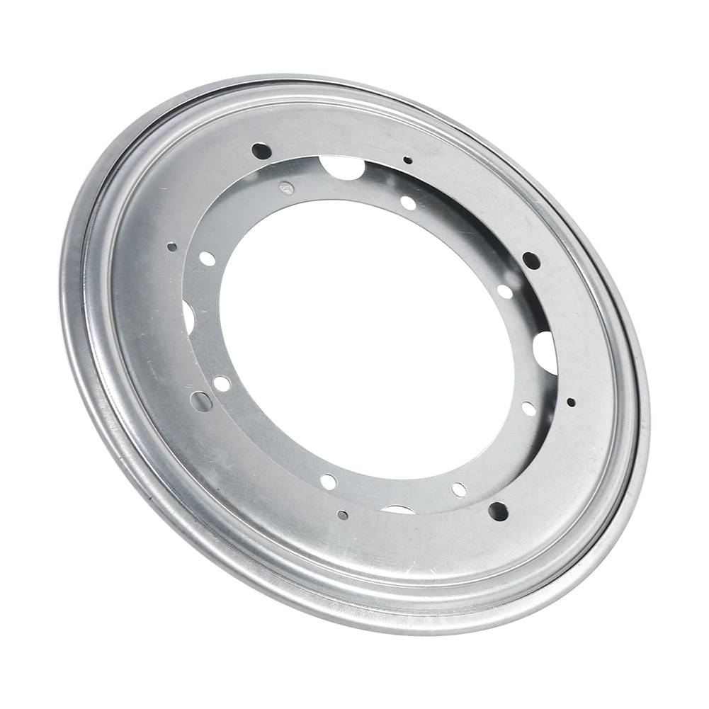 Robuste, Runde, Verzinkte Drehteller-lazy-susan-platte Mit Kugellager (9 Zoll, Silber)