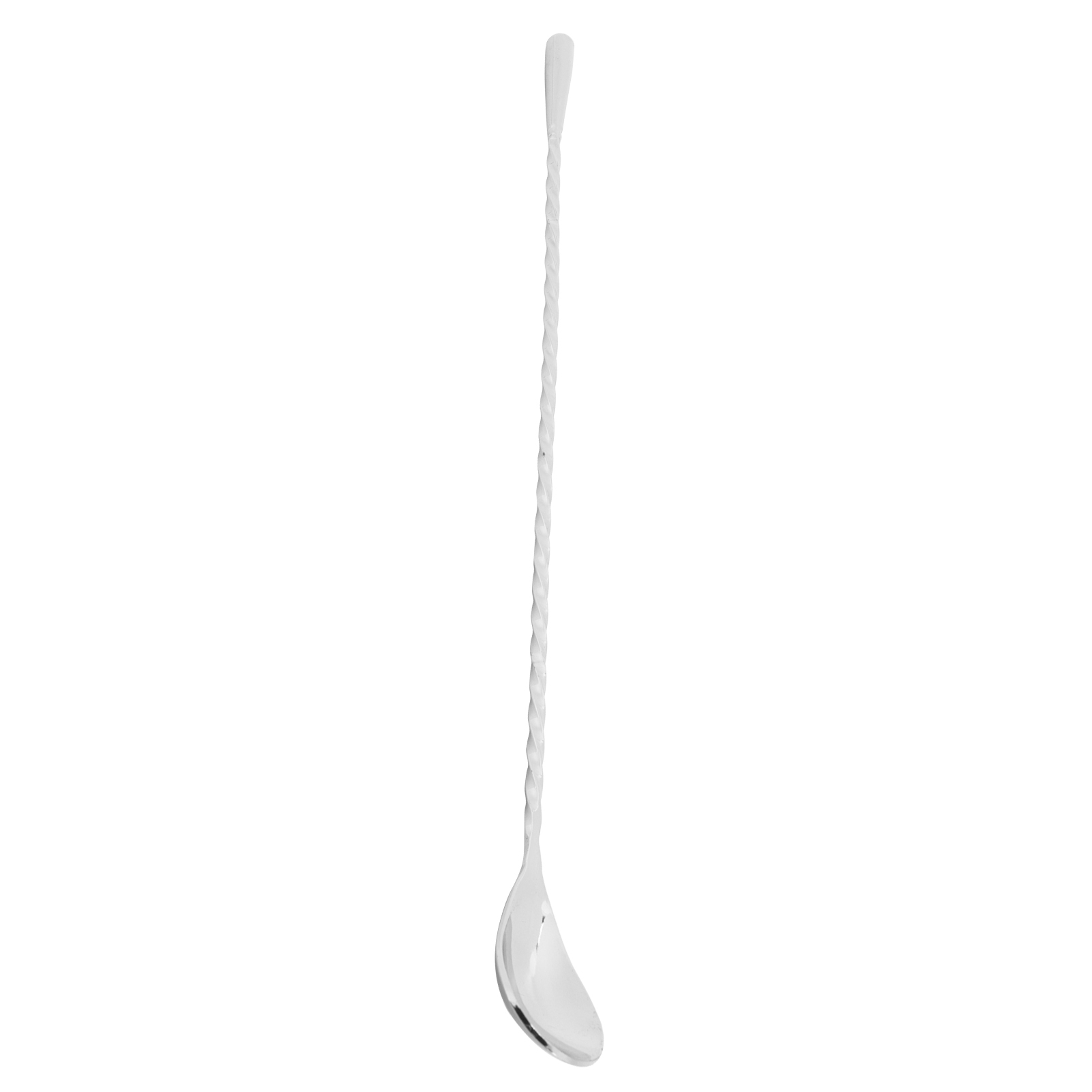 Rührlöffel Aus Edelstahl Mit Langem Griff, Cocktail-rührlöffel, Barzubehör, Silber