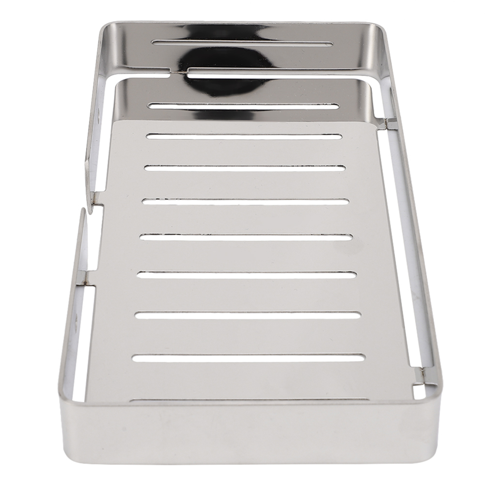 Wandmontierter Seifenhalter Aus Edelstahl Mit Abtropfgestell Für Bad Und Küche (silber)