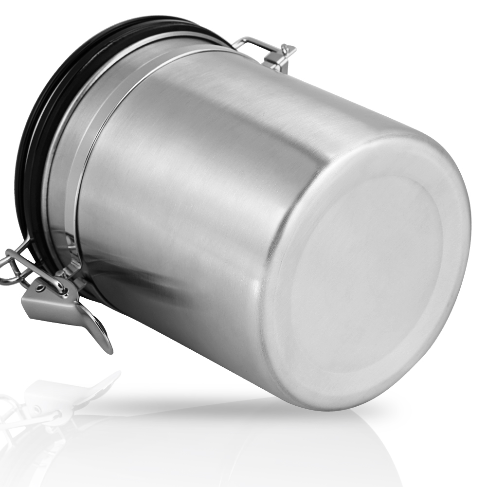 1,5-liter-aufbewahrungsdose Aus Edelstahl 304, Luftdicht, Silberfarben