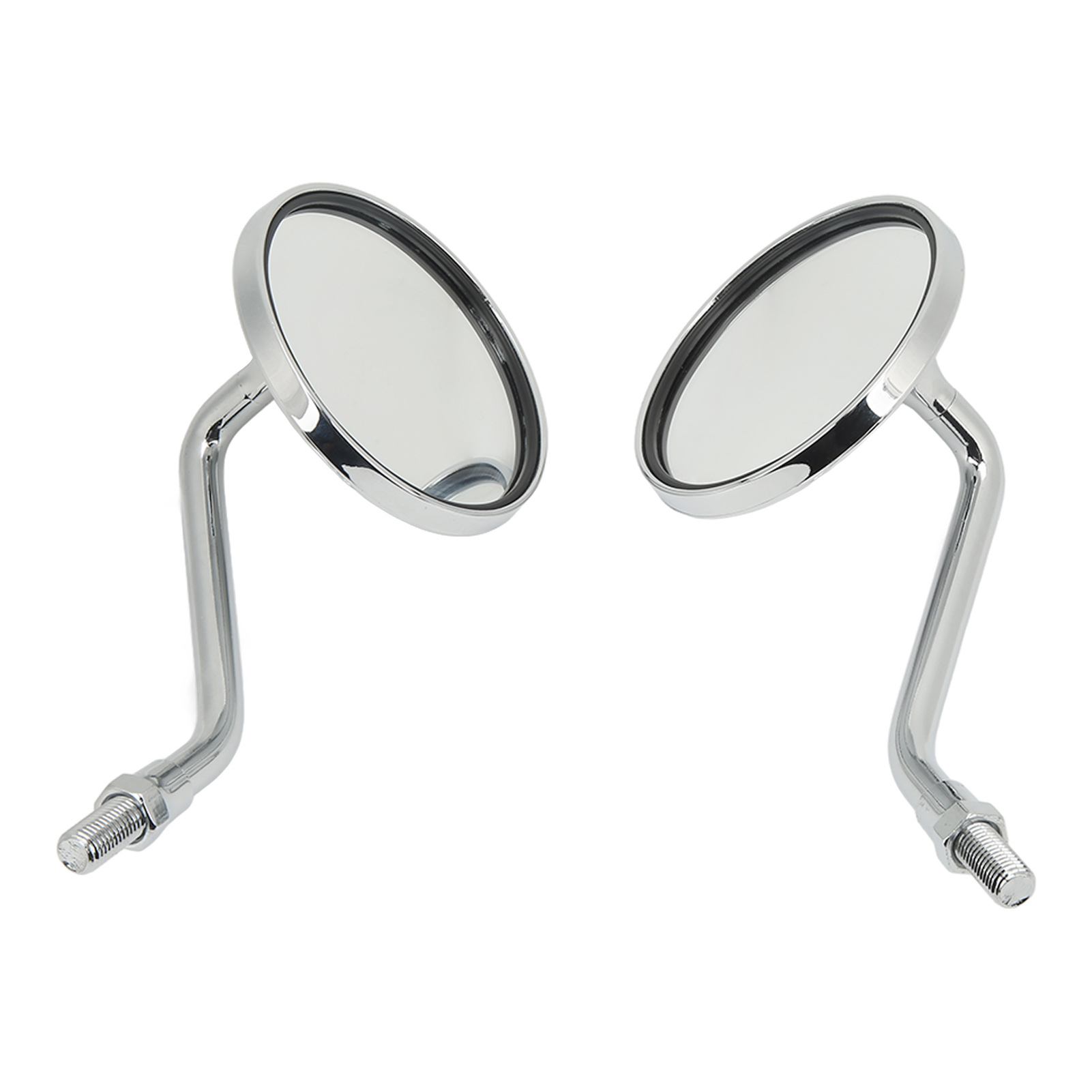 Universal-rückspiegel, 8,6 Cm (3,4 Zoll) Weitwinkel-lenkerrückspiegel Für Motorräder, Silber