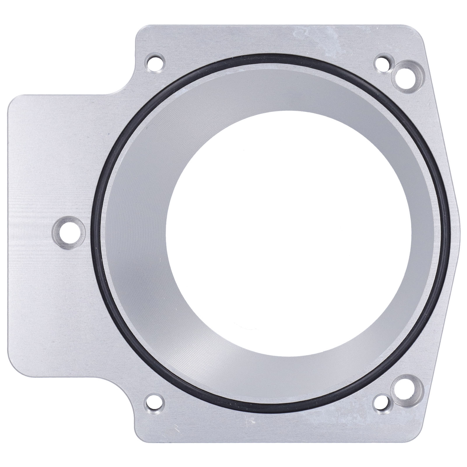 3,6-zoll-drosselklappen-ansauganschluss, Adapter-abstandshalter Kompatibel Mit Gm Gen Iii Ls1 Ls2 Ls6 Lsx Ls4, Silber