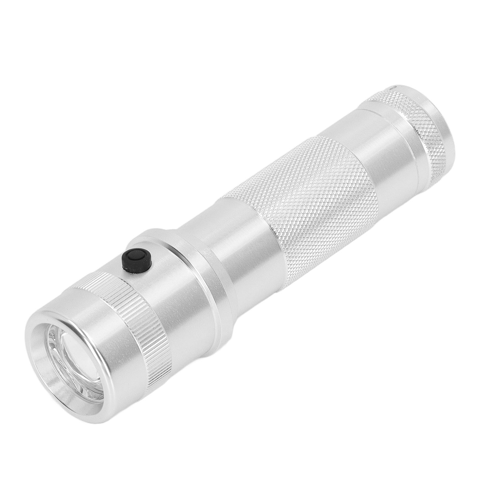 Rgb-led-taschenlampe Mit 10 Farben, Umgebungsbeleuchtung Für Die Bühne, Silberne Variante (batterie Nicht Enthalten)