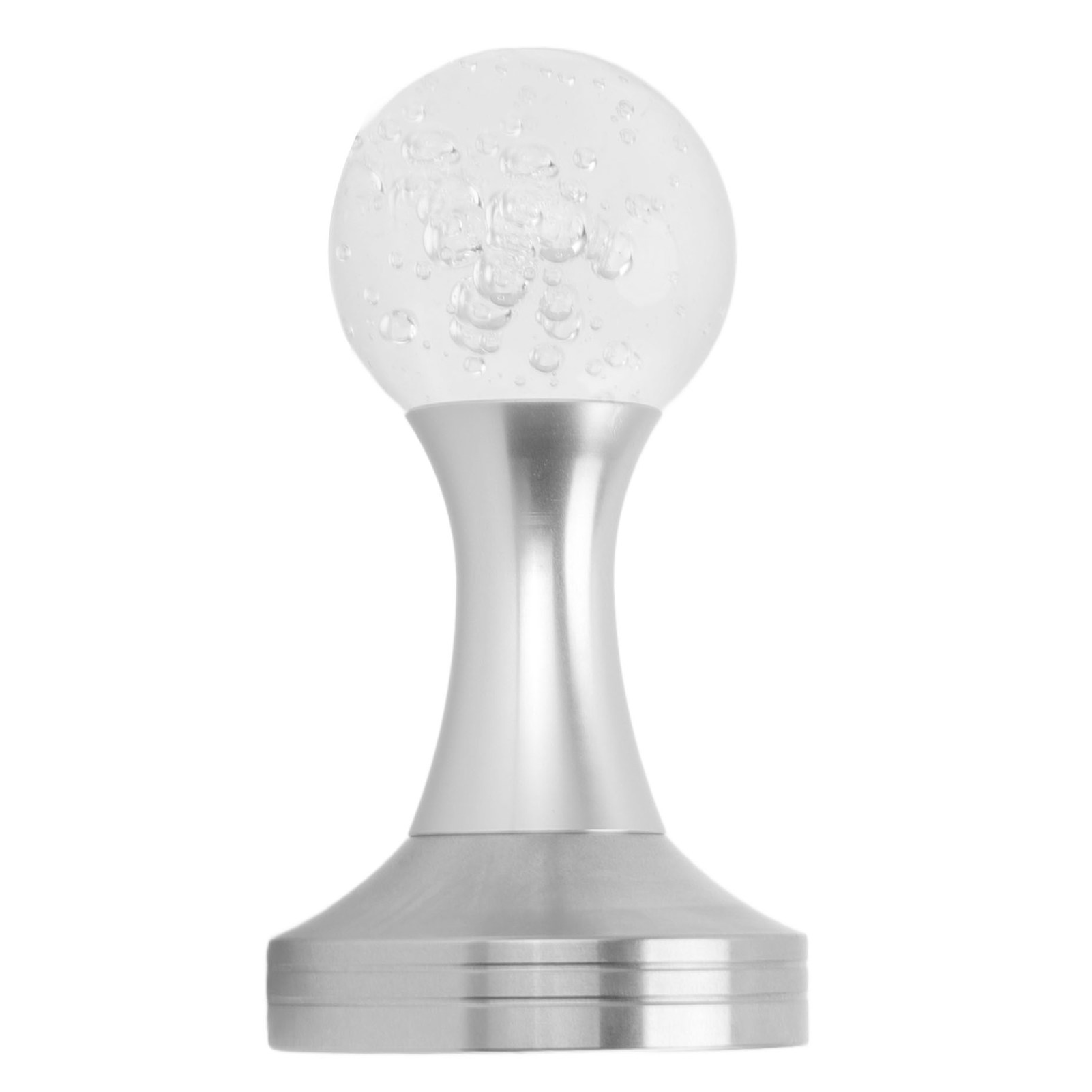 Kaffeepulverstampfer In Kristallkugelform, Silberner Edelstahl-pressstampfer, 51 Mm Säule Für Küche Und Kaffee