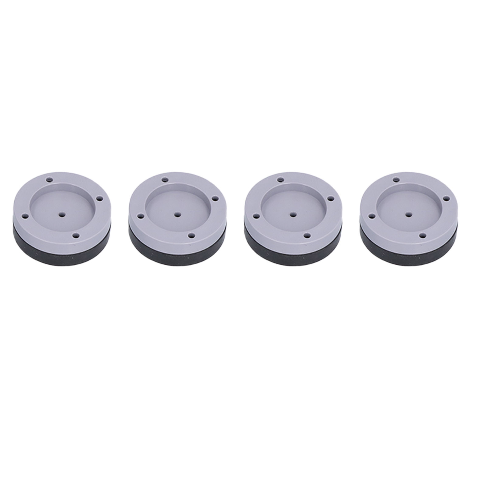 Antivibrationsset Für Waschmaschinen, Universelle Rutschfeste Graue Gummipads (4er-set, Höhe 1,5 Cm)