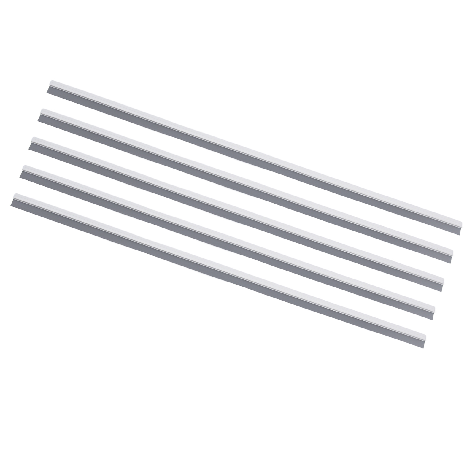 Türdichtung Aus Pvc, Zugluftdicht, Insektenabweisend, Schalldämmend Für Fenster Und Türen (5 M Pro Packung, Grau-weiß Getönt, Größe Xl)