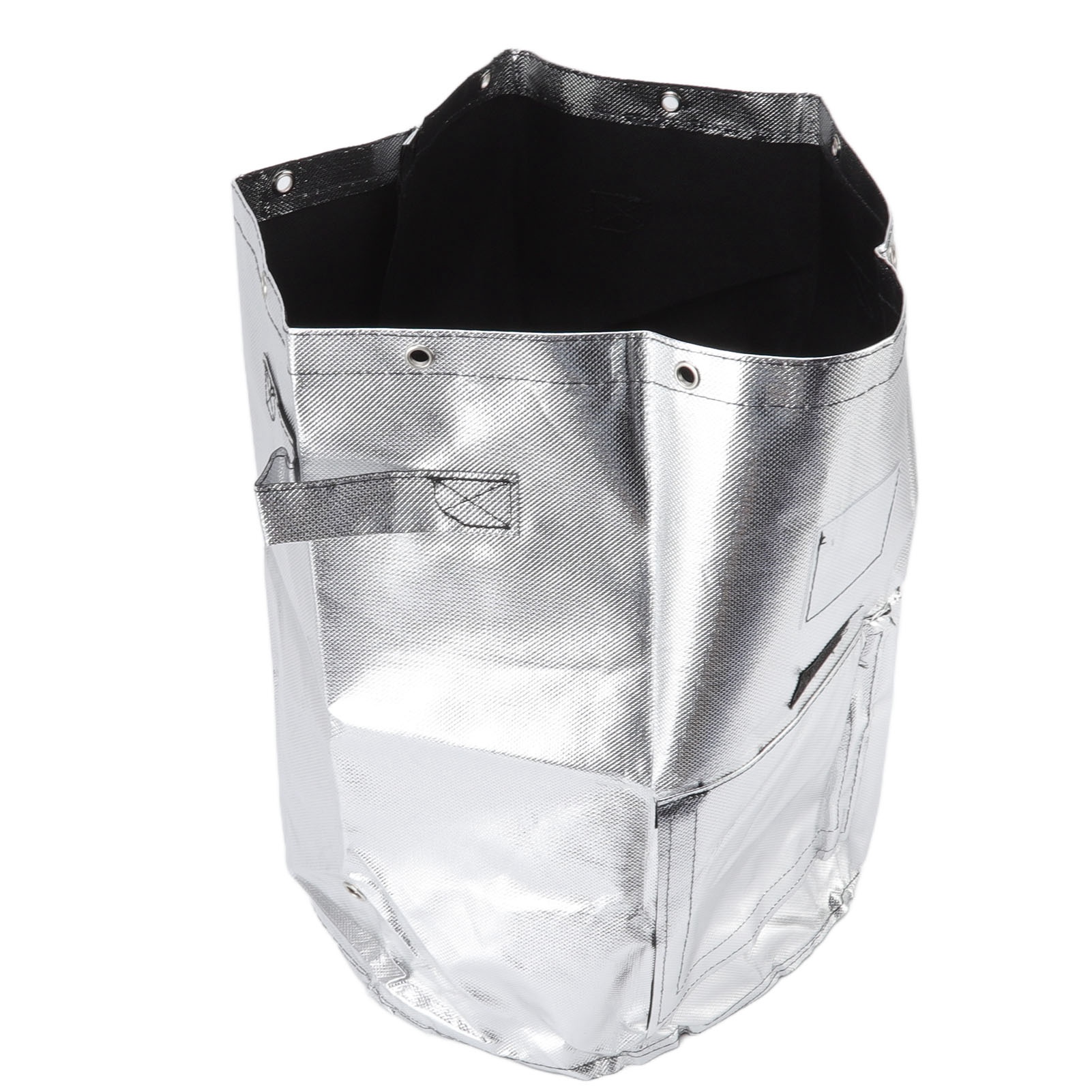 Silberner Pflanzsack Für Kartoffeln Und Tomaten, Wasserdichter Pflanztopf Mit Öffnung, Großes Modell (35 Cm Durchmesser X 45 Cm Höhe), 43 Liter/10 Gallonen, Inklusive Opp-beutel Auf Anfrage