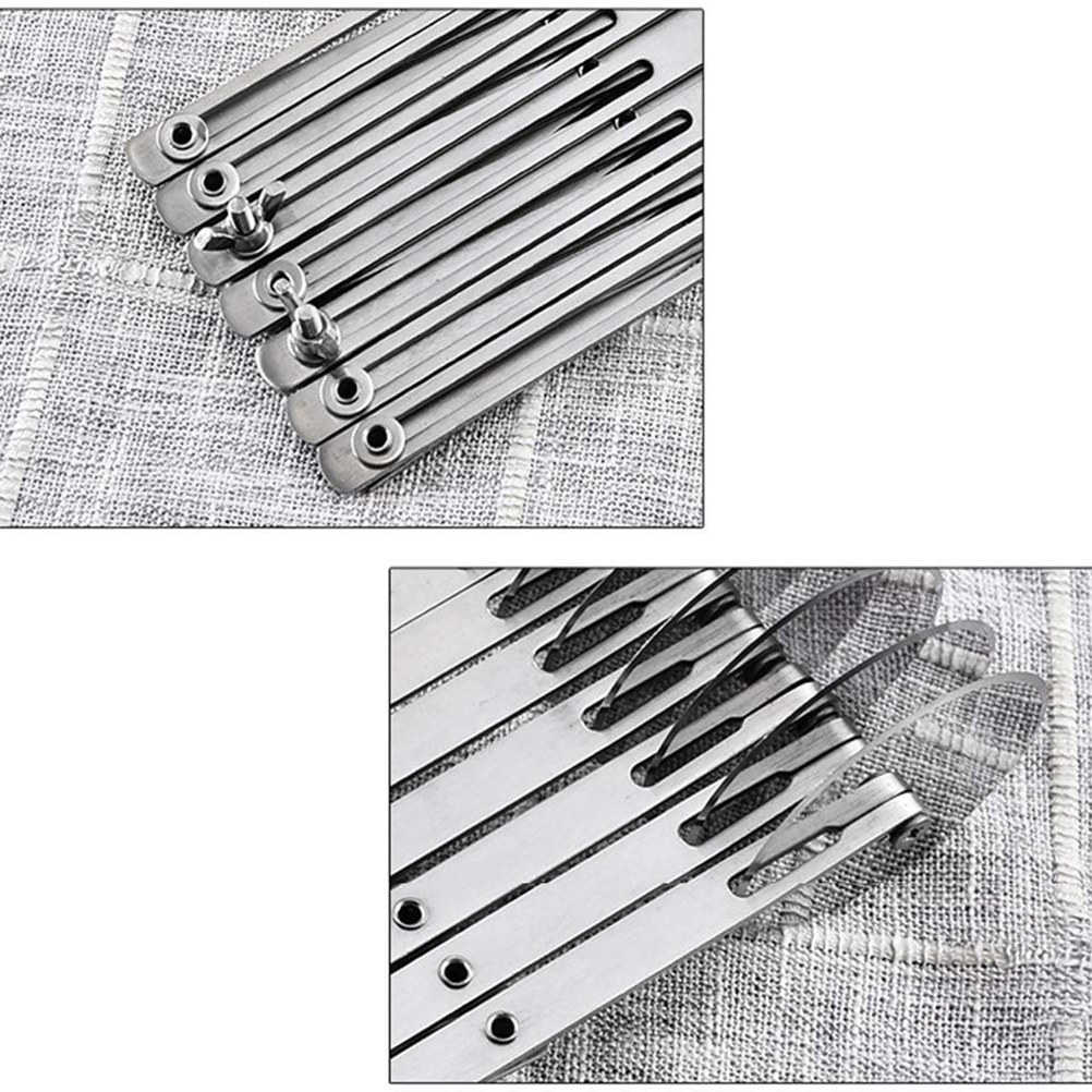 5-klingen-gebäckmesser, Pizzaschneider Aus Edelstahl, Silberner Teigschneider