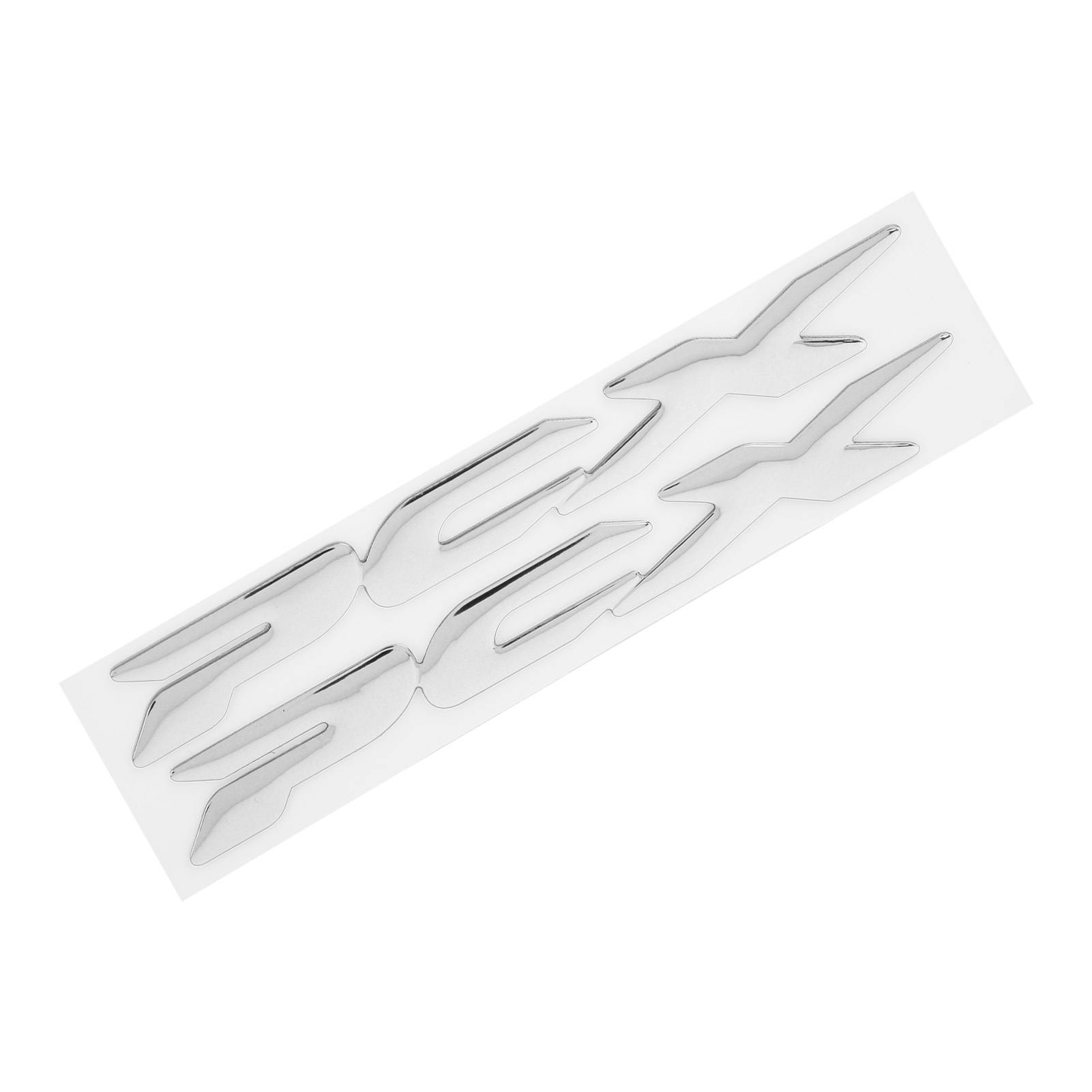 Flexibler 3d-motorradaufkleber Aus Kunststoff, Seitenlogo-aufkleber Für Honda Pcx 150 125 (2017–2019), Silber