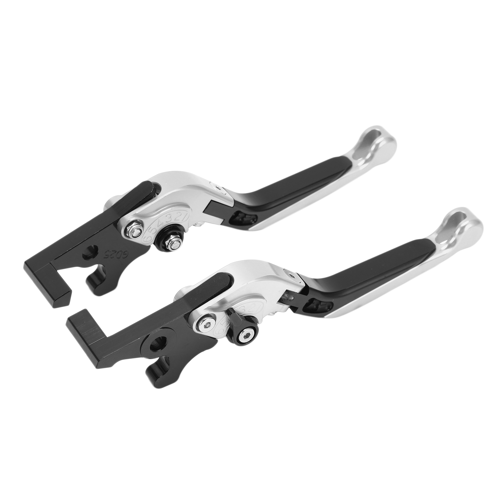 Paar Verstellbare Brems- Und Kupplungshebel Aus Silberfarbener Legierung Für Motorräder, Kompatibel Mit Yamaha Xmax 250/300/400.