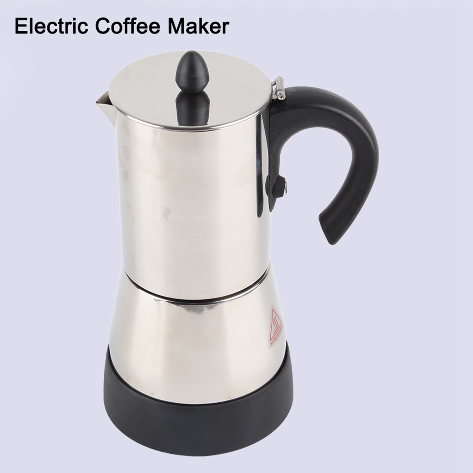 Elektrische Espressokanne Aus Edelstahl, 300 Ml, Für Mokka Und Espresso, Eu-stecker, 220 V