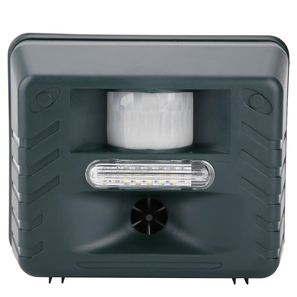 Elektronischer Schädlingsbekämpfer Mit Ultraschall-4-blitz-alarm Und Tierabwehr (eu 220 V)