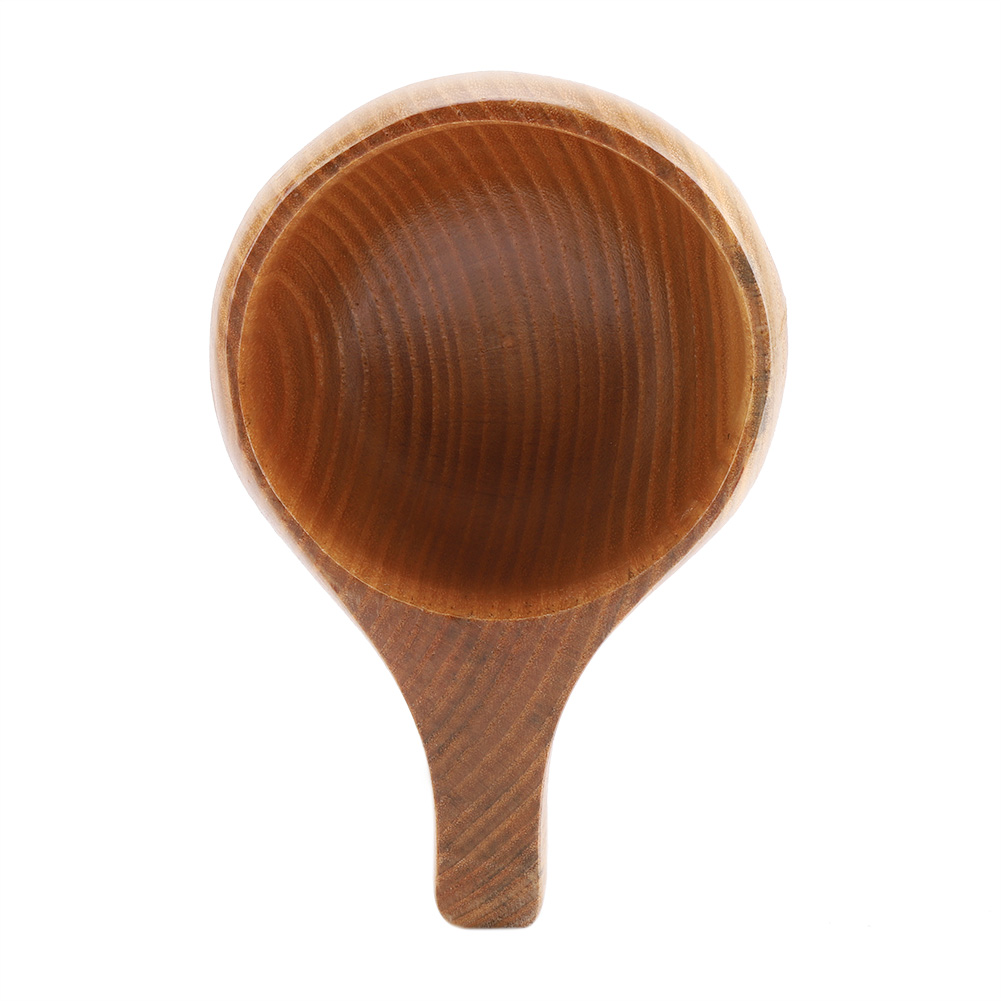 Tragbarer Tee- Und Kaffeebecher Aus Holz Für Den Außenbereich, Natürlicher Holzbecher Mit Henkel (1)