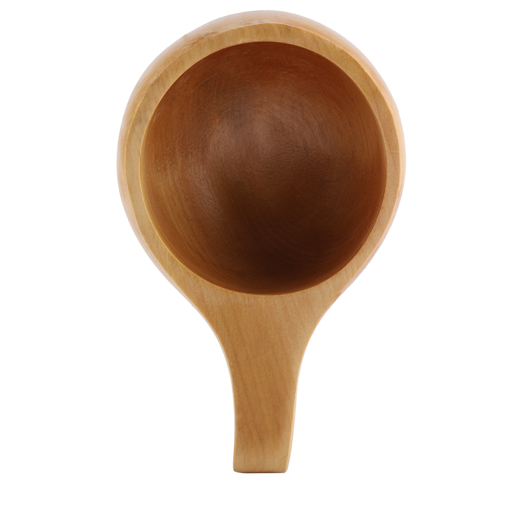 Tragbarer Tee- Und Kaffeebecher Aus Holz Für Den Außenbereich, Natürlicher Holzbecher Mit Henkel (nr. 3)