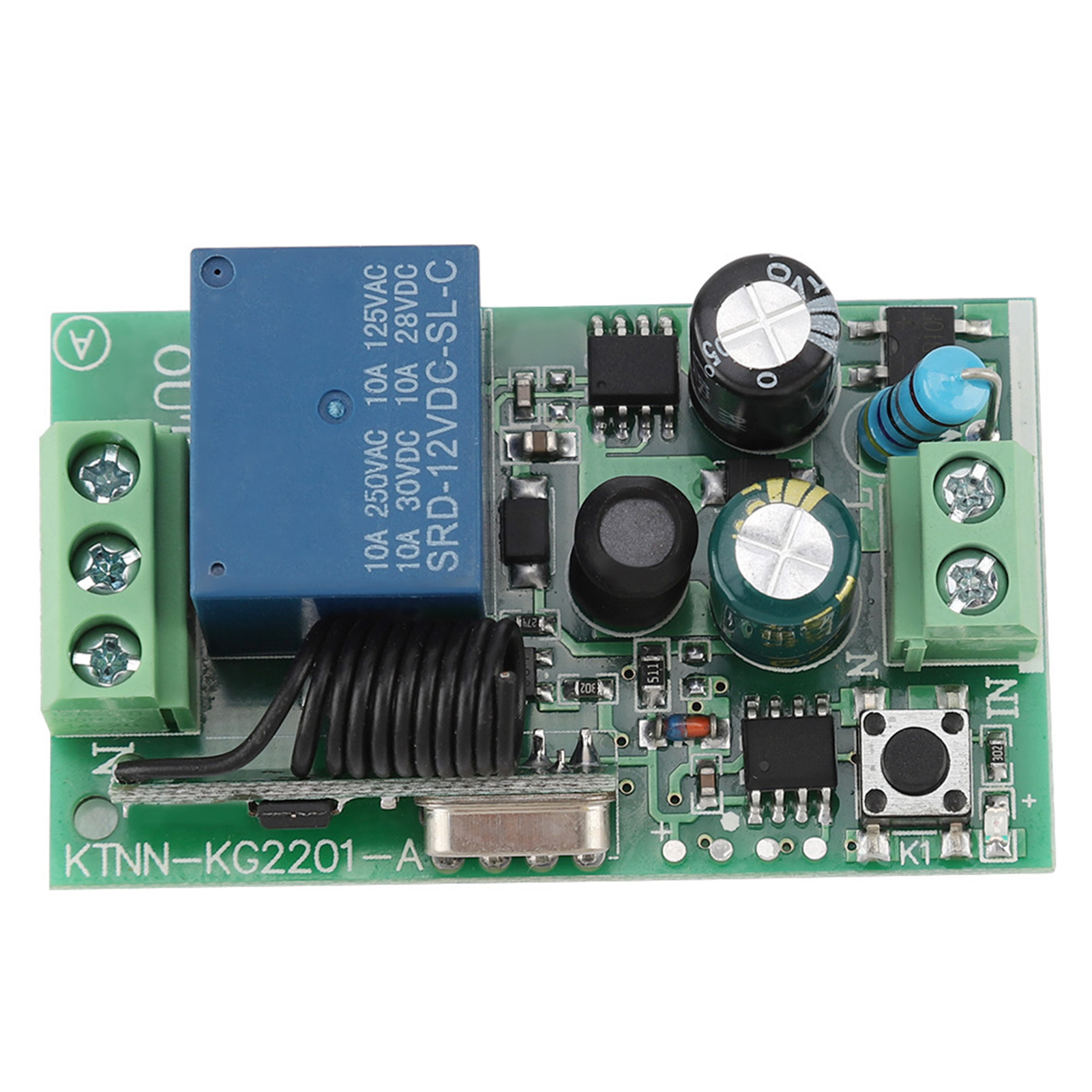 Ac 220v 1-kanal-funkfernbedienungsschalter-relais-empfängermodul Mit 2 Sendern 433mhz