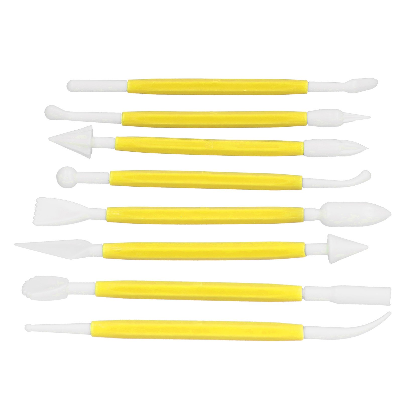 8-teiliges Diy-fondant-werkzeugset Zum Ausstechen Von Kuchen Und Gebäck Sowie Zum Dekorieren Von Schokolade (gelb)