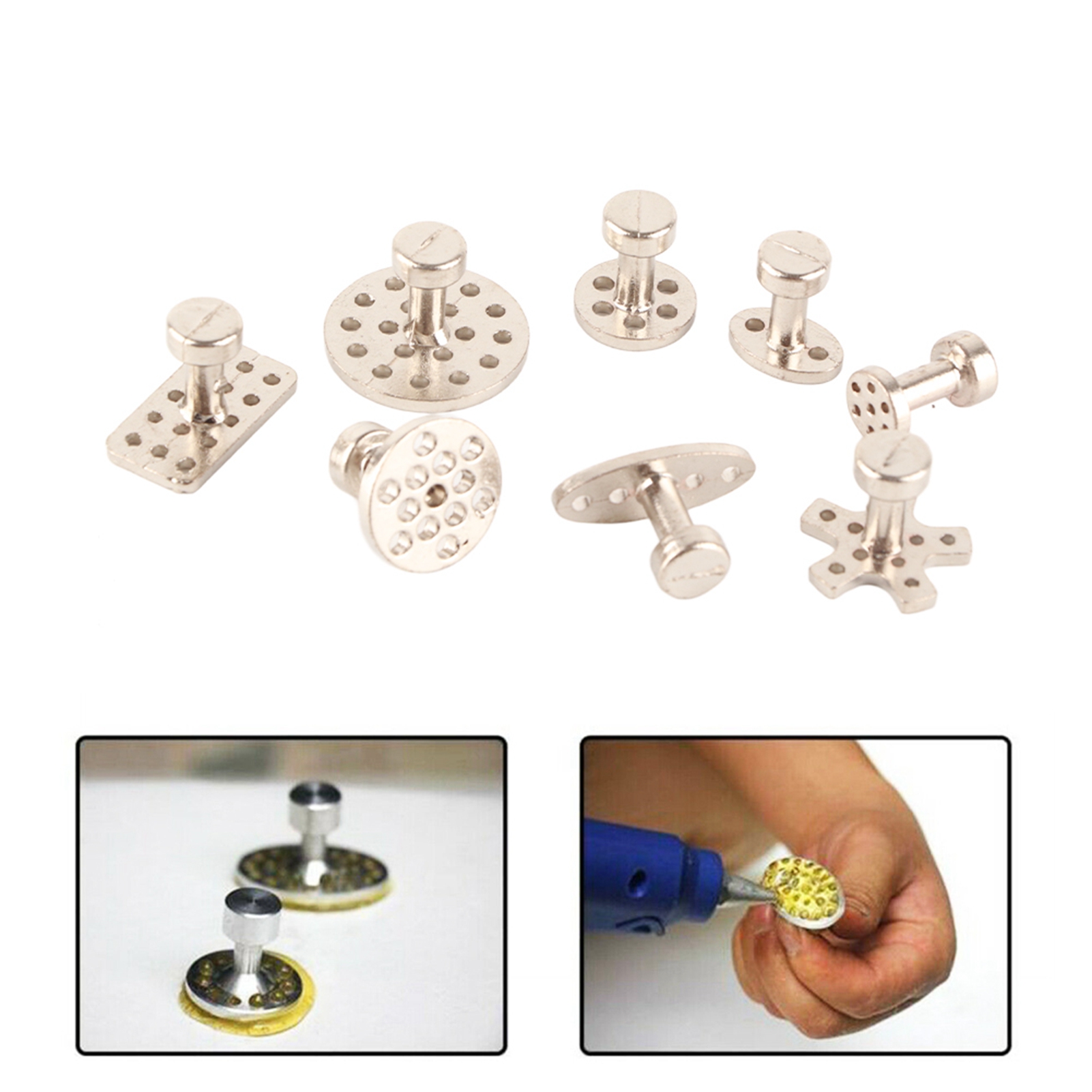 8-teiliges Set Zum Entfernen Von Dellen In Metallplatten, Reparaturwerkzeug Für Gartenreparaturen