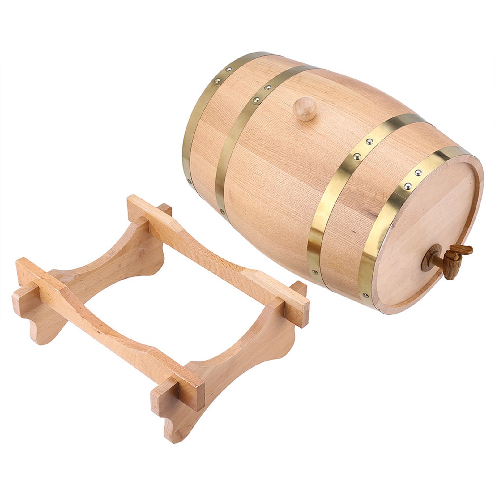 10-liter-weinfassspender Aus Vintage-holz Für Whisky, Bourbon Und Tequila