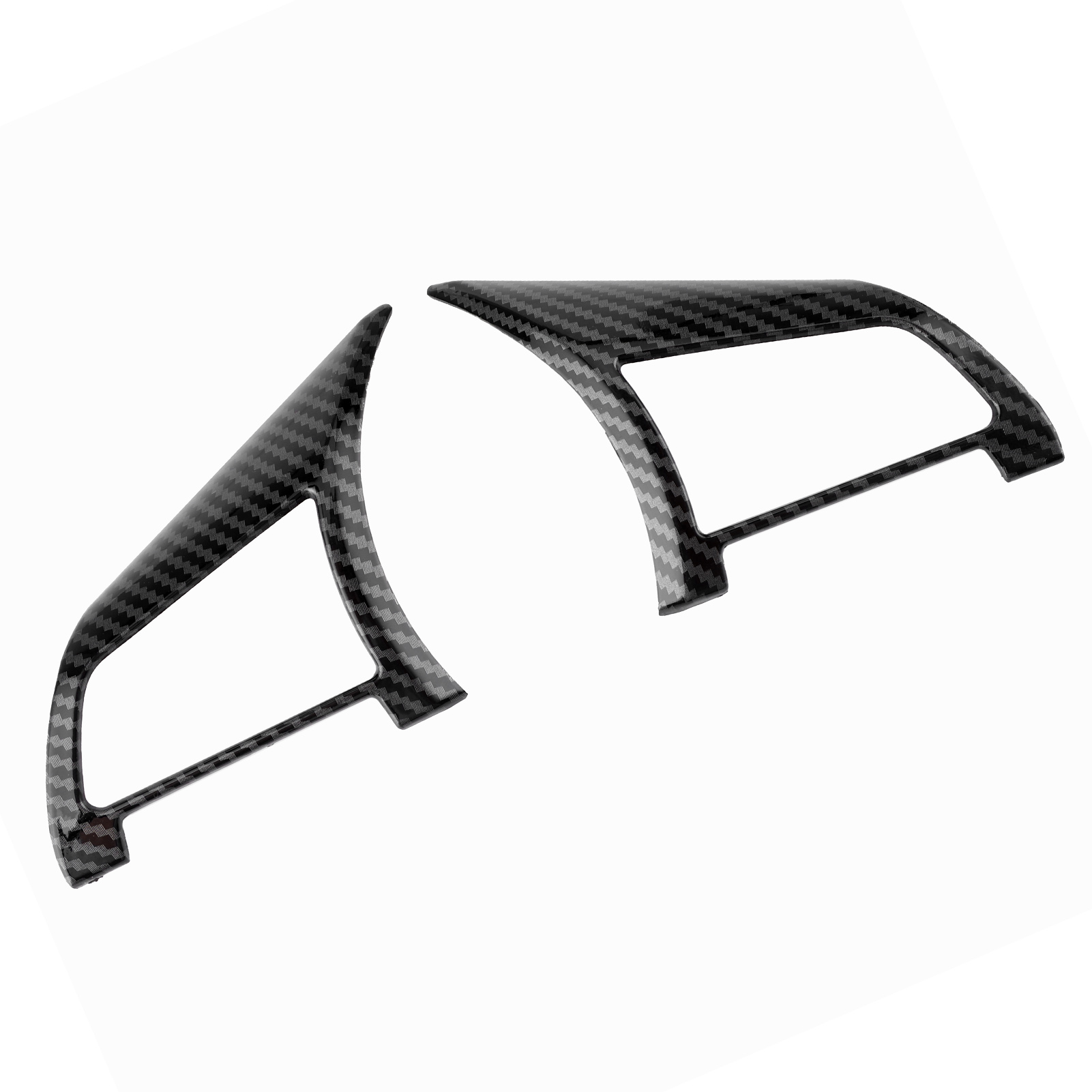 Lenkradverkleidung, Autoinnenausstattung, Passend Für Nissan Sylphy/sentra/qashqai/x-trail (carbonfaser-optik, Glänzend Schwarz)