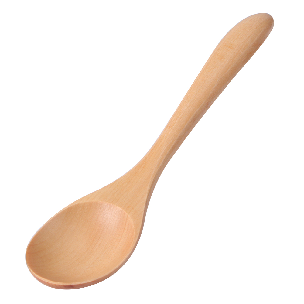 5-teiliges Küchenlöffel-set Aus Holz, Reislöffel, Suppenlöffel, Essbesteck, Haushaltsbesteck, Kochutensilien, 17 X 4 Cm