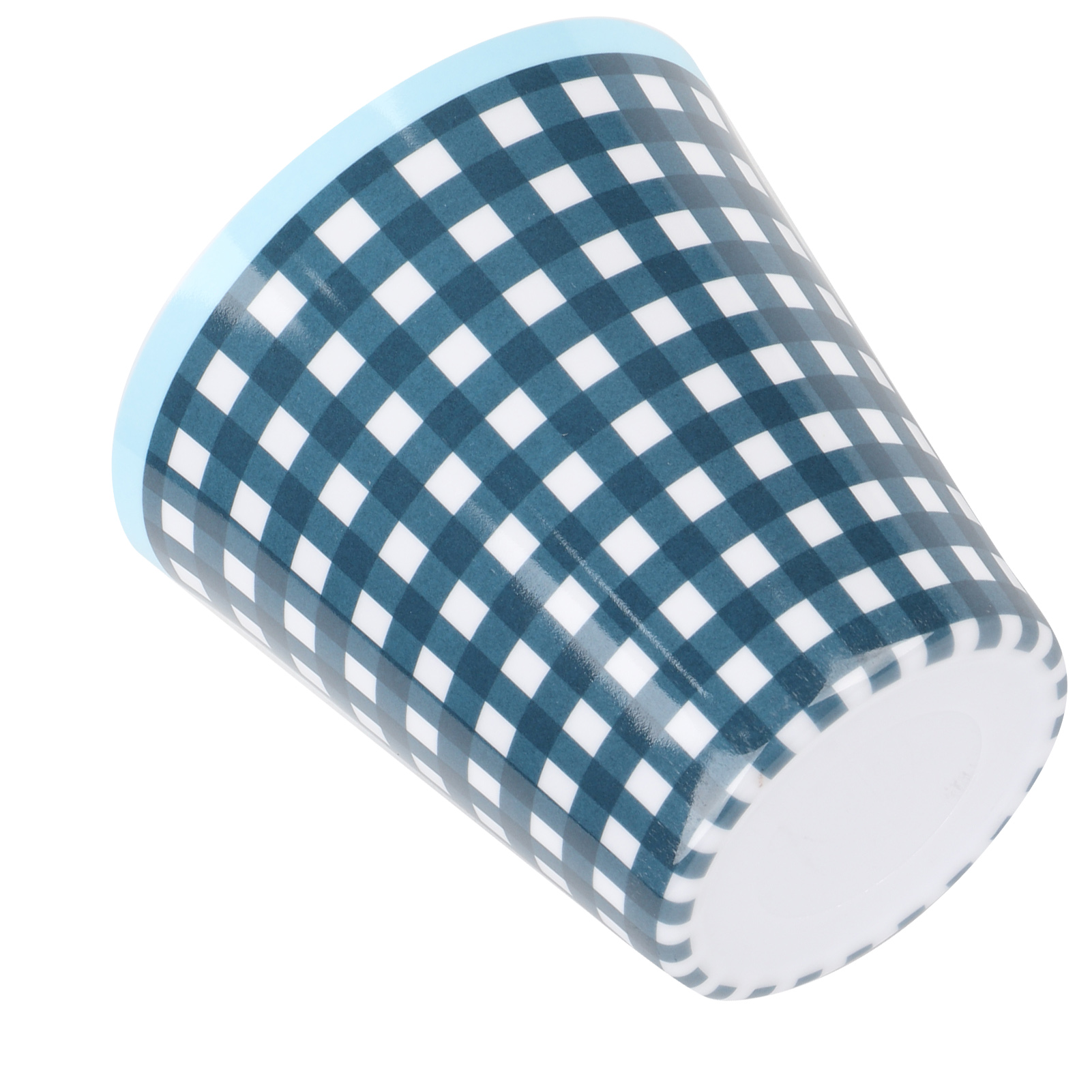 260 Ml Imitationsporzellan-wasserbecher, Kaffee-milchbecher, Trinkbecher Für Restaurant- Und Schulgebrauch (grille Bleu Foncé)