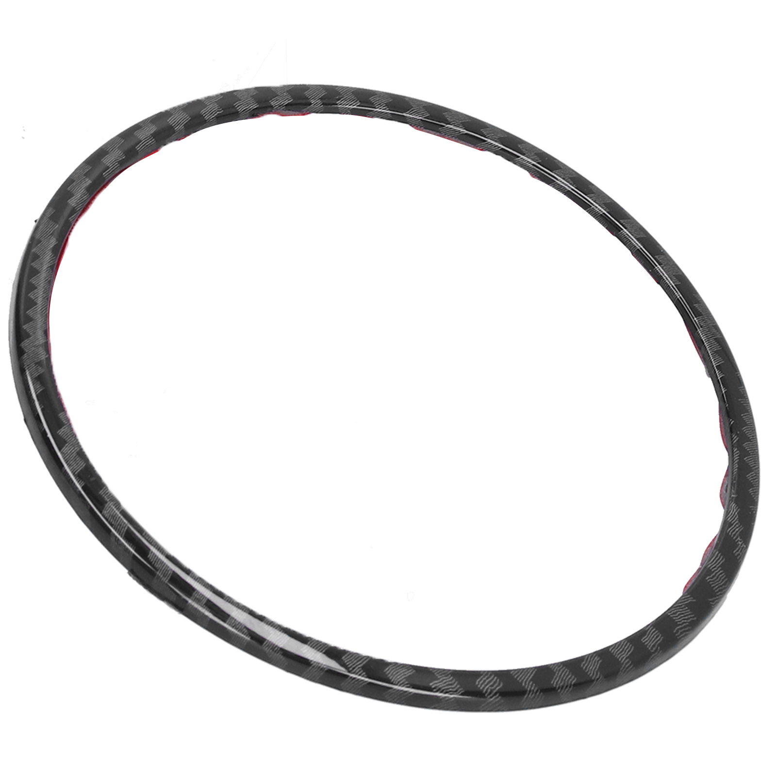Lenkradblenden-zierring Mit Pailletten, Passend Für Mazda 3/axela 2020, Carbonfaser-optik, Glänzend Schwarz