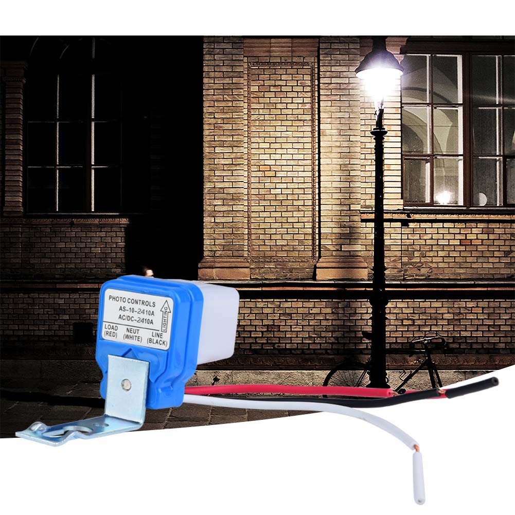 Automatischer Ein-/ausschalter Für Straßenlaternen, Lichtsteuerung, Lichtsensor, 24 V Wechselstrom, 10 A