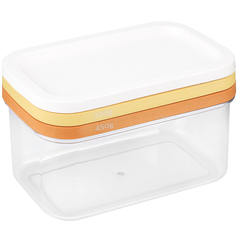 Butterschneidebox, Käseschneidebehälter, Verschlossene Rechteckige Aufbewahrungsbox, Küchenhelfer