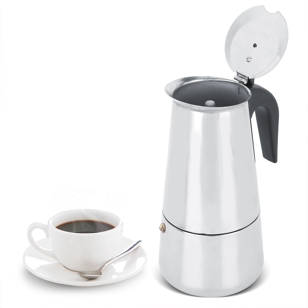 450 Ml Edelstahl-kaffeebereiter-set Mit Heizfunktion, Eu-stecker 220–240 V