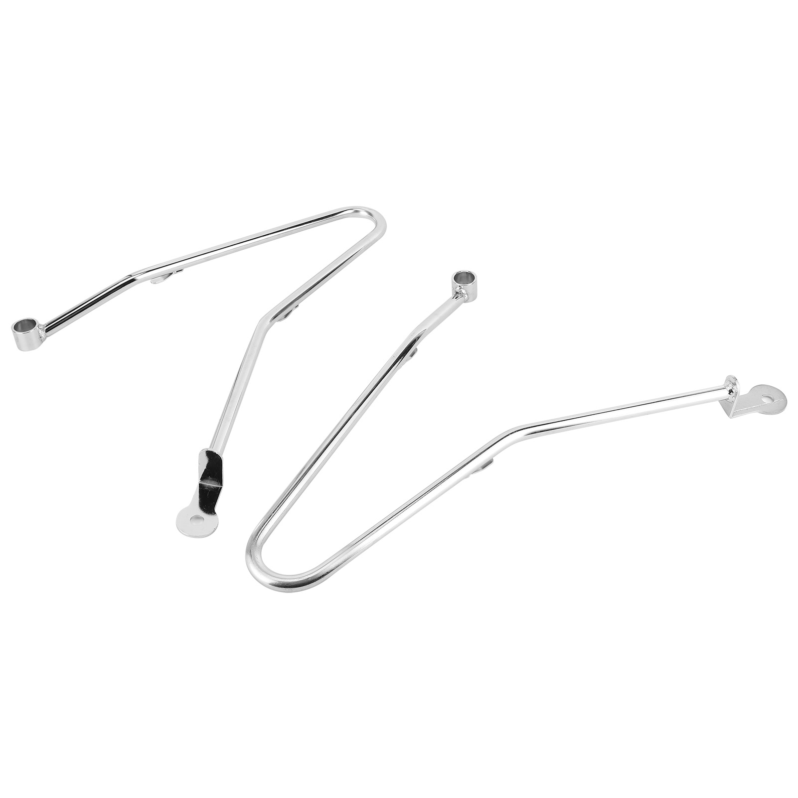 Satteltaschen-halterung Mit Befestigungsschutzbügel Passend Für Triumph Bonneville T100/thruxton 900, Silber