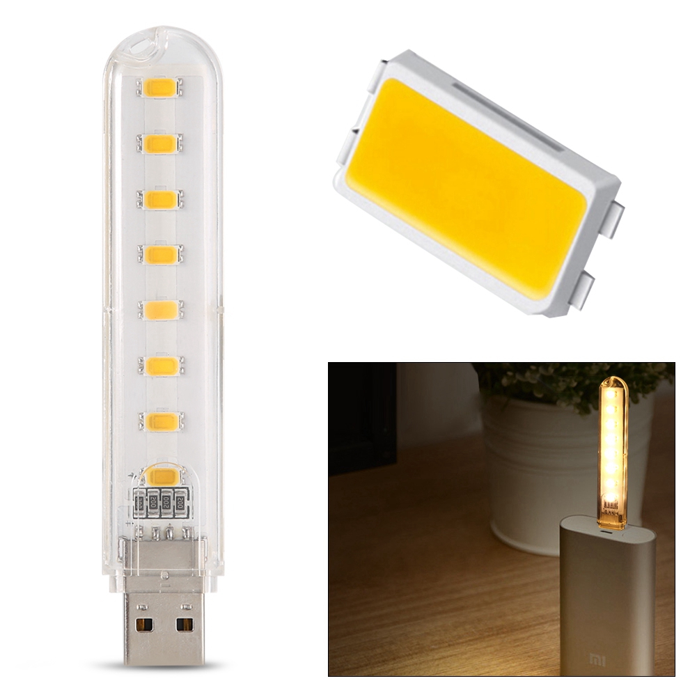 Mini-led-nachtlicht, Helle Schreibtisch-, Buch- Und Laptop-leselampe (warmweiß)