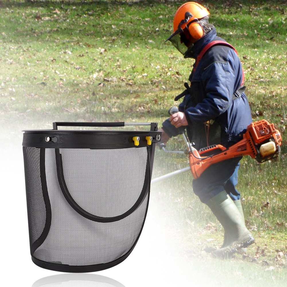Vollflächige Sicherheits-gesichtsmaske Mit Visier Für Forst- Und Gartenarbeit – Augenschutz
