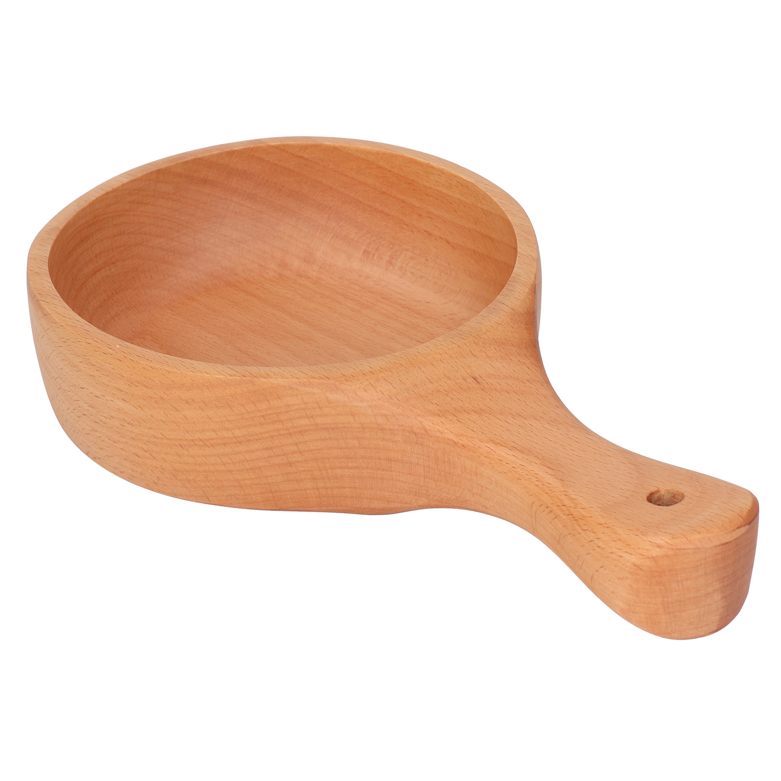 Holzschüssel Mit Griff, Nudelschüssel Für Salat, Obst, Suppe, Snacks, Reis, Müsli, Servieren, Küchenbedarf, Holzbraun