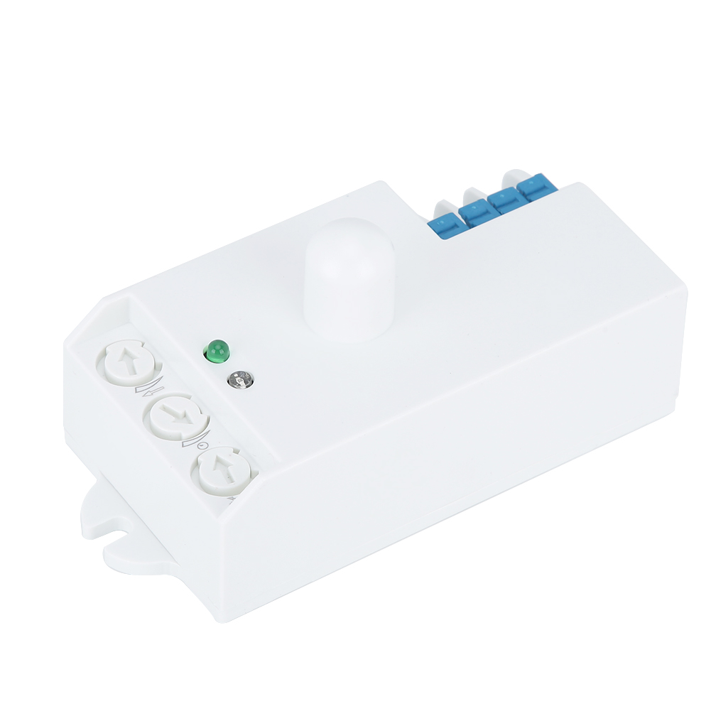 Intelligenter 5,8-ghz-körperinduktionsschalter Mit Mikrowellen-radar-lichtsensor, Dc 12–24 V