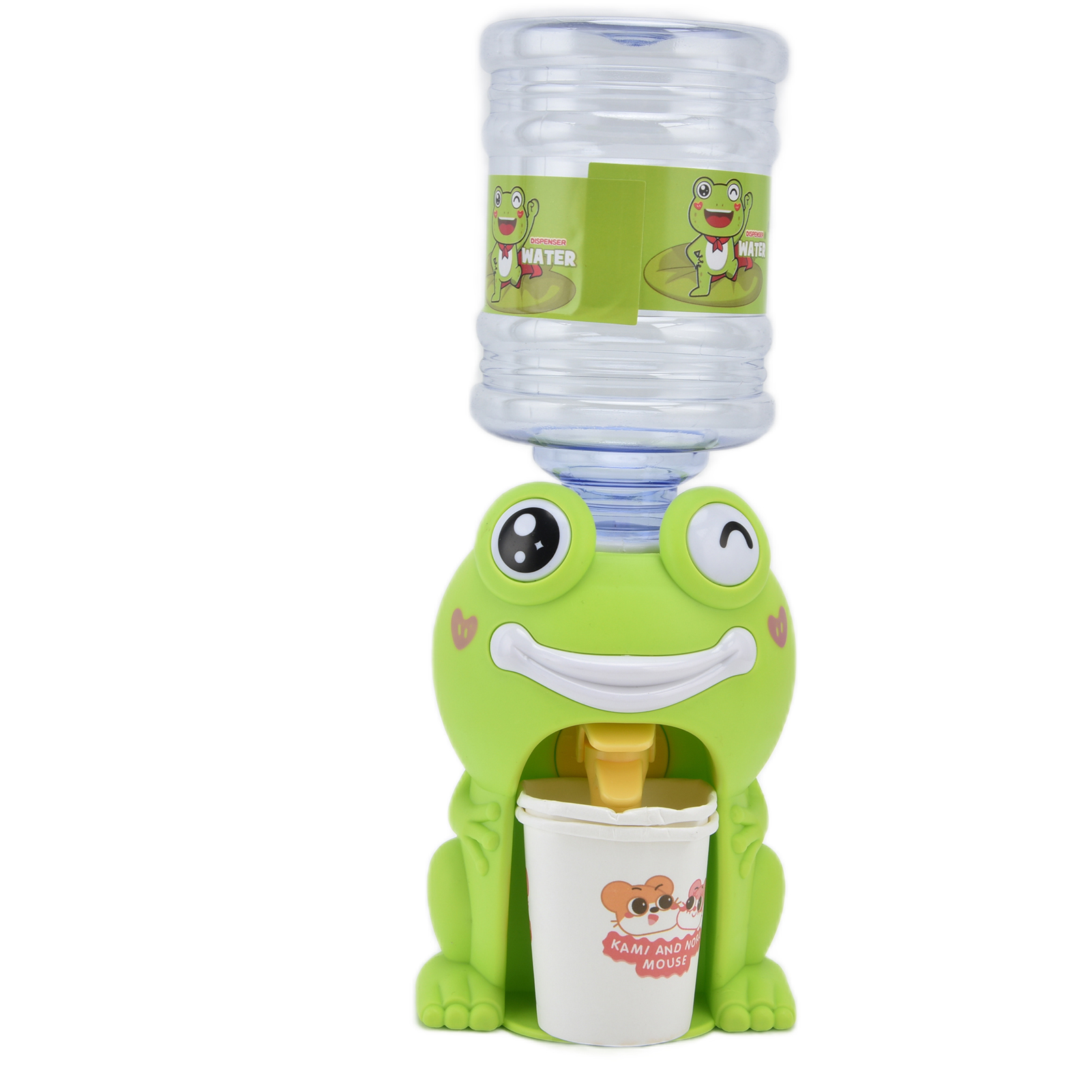 Mini-wasserspender In Froschform – Niedliches Spielzeug Für Kinder Und Puppenhäuser