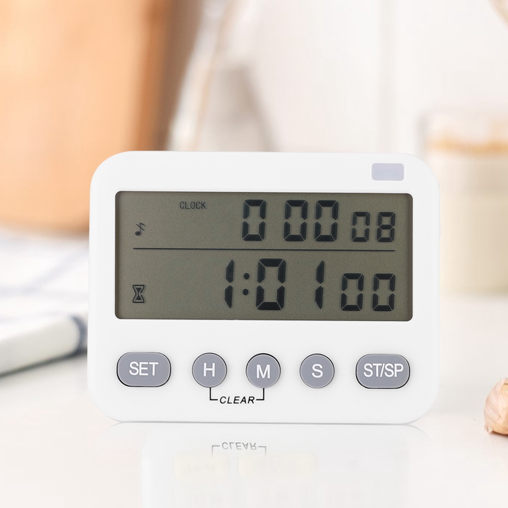 Küchen-timer Mit Stummschaltung, Vibrationsalarm Und Erinnerungsfunktion