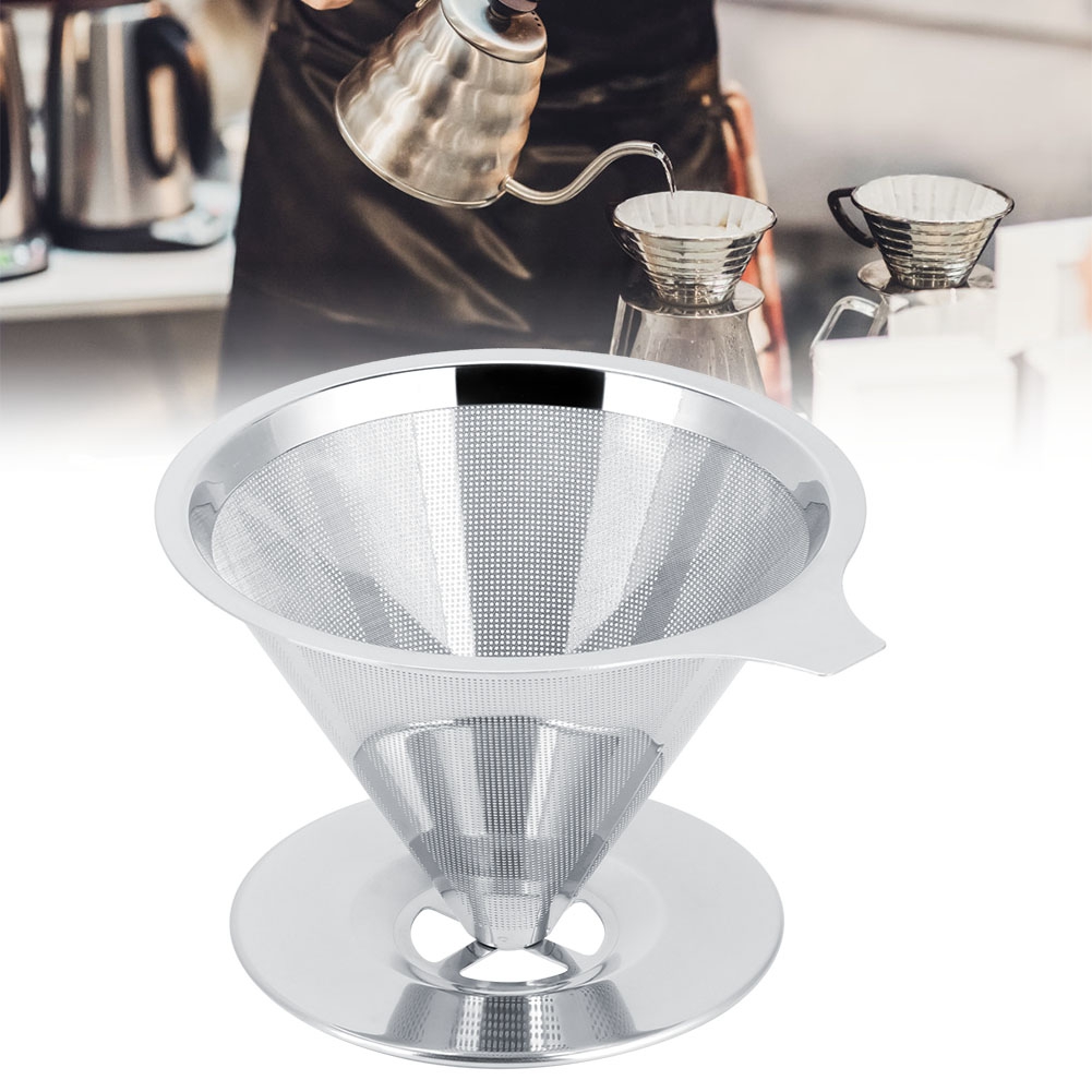 Wiederverwendbarer Integrierter Kaffeefilterbecher Aus Edelstahl 304 Für Kaffeemaschinen