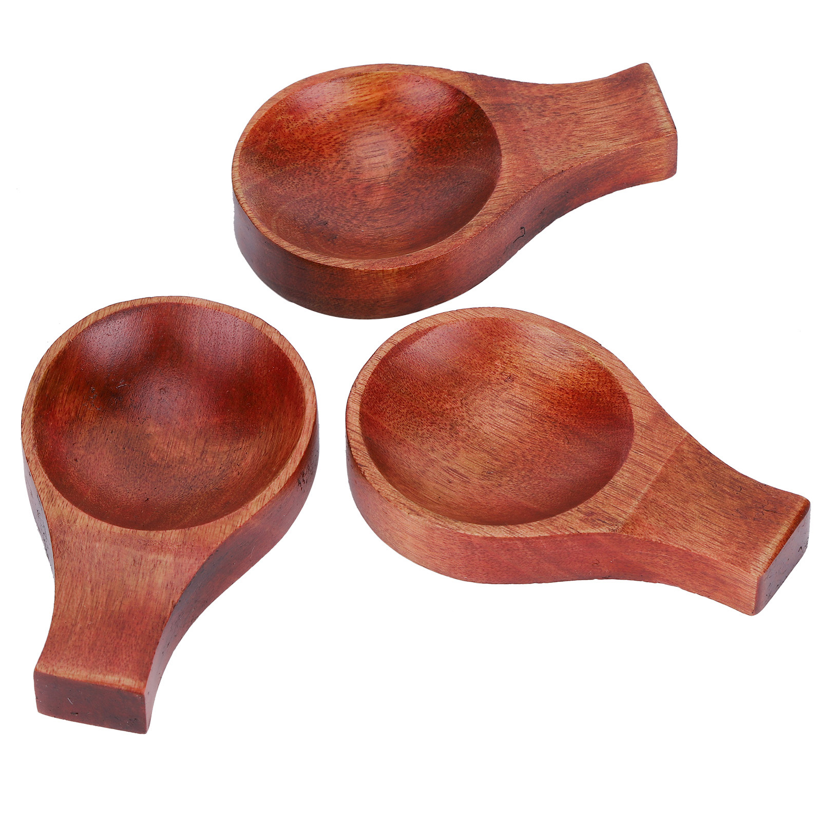 5-teiliges Japanisches Holz-gewürzschälchen Für Sojasauce, Geschmacks- Und Gewürzteller, Küchenutensil