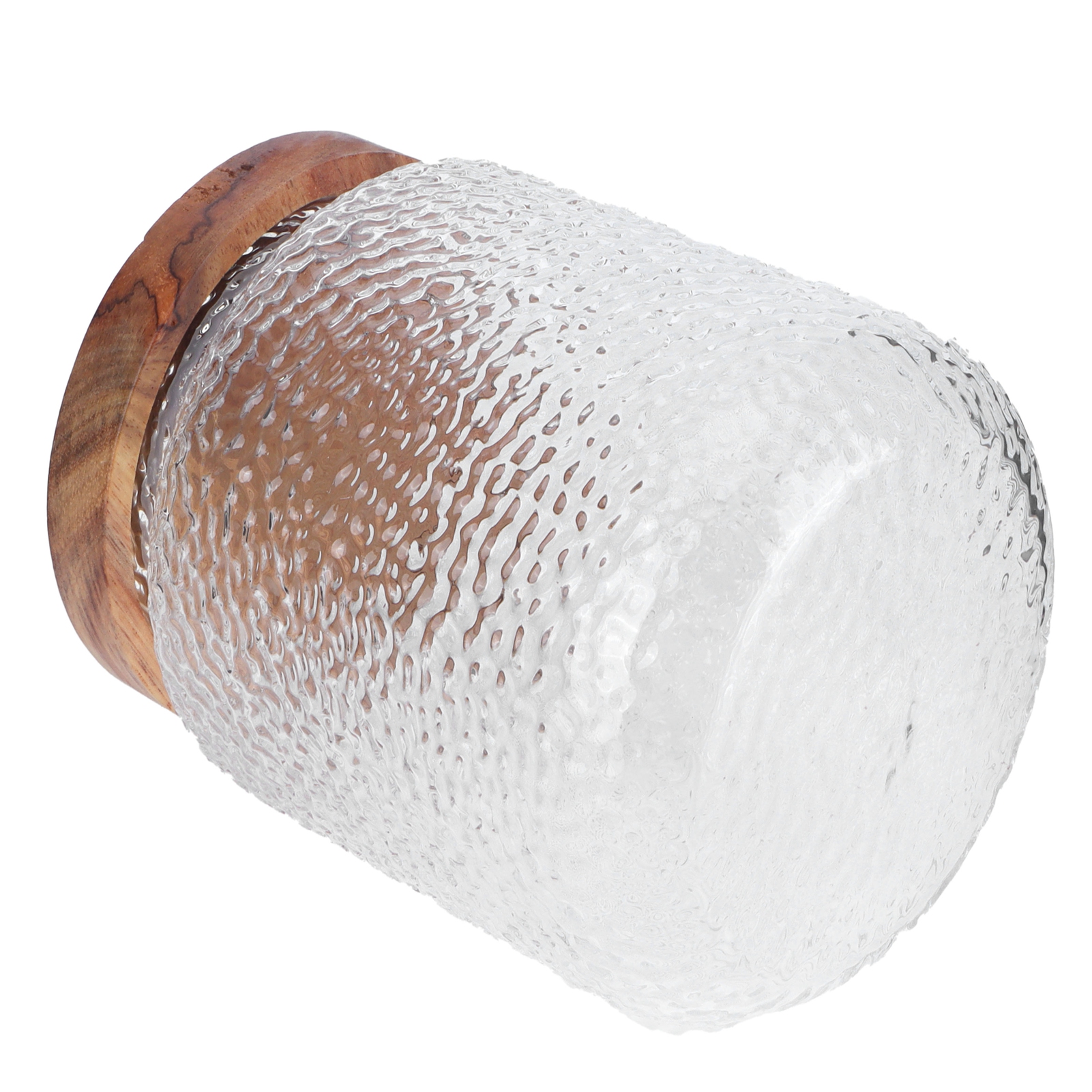 Großes Glasbehälter-set Mit Luftdichtem Holzdeckel Für Kaffeebohnen, Snacks Und Nüsse (500 Ml)