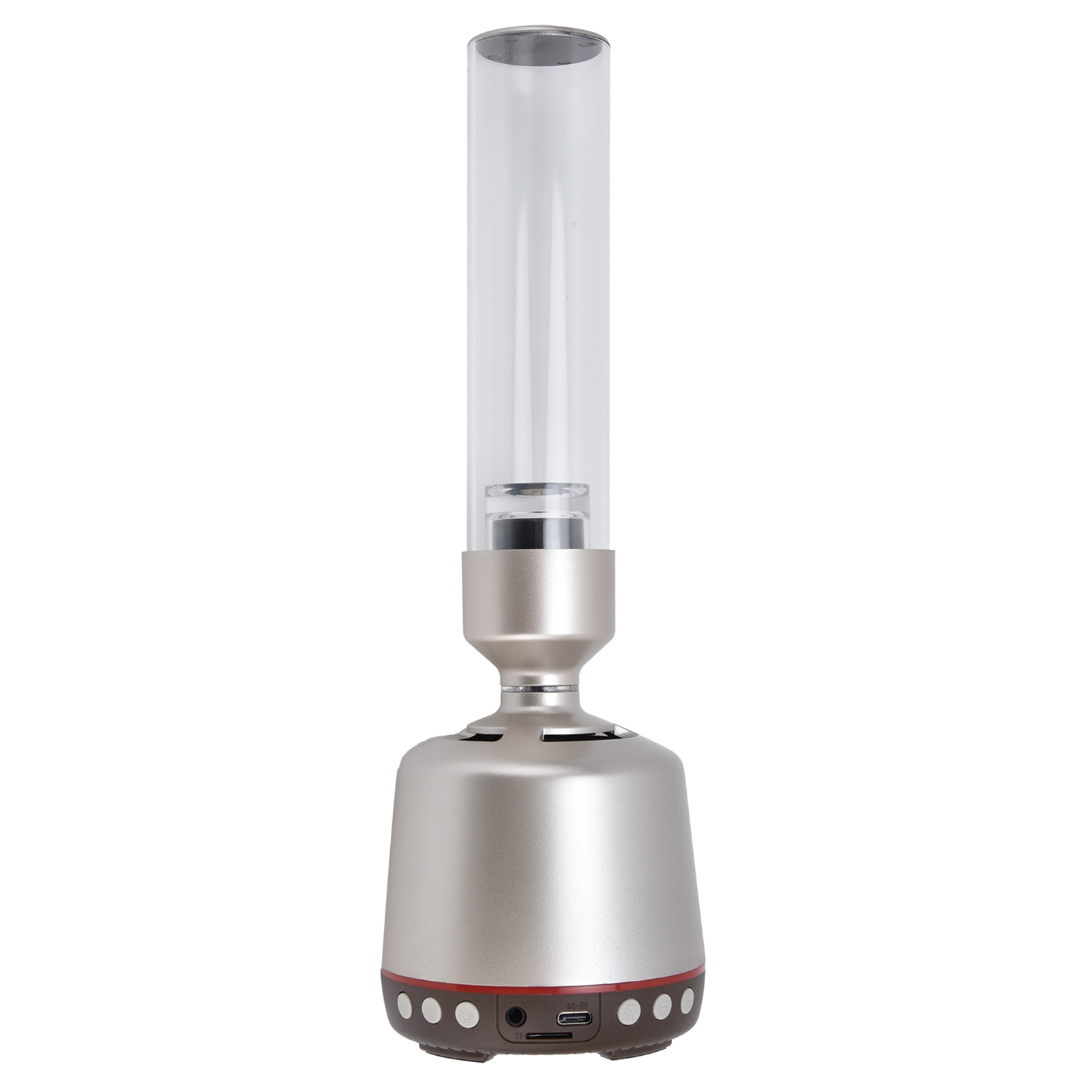 Antike Tragbare Led-kerzenlampe Mit Bluetooth-lautsprecher Und Integriertem 2400-mah-akku Für Die Hausbar